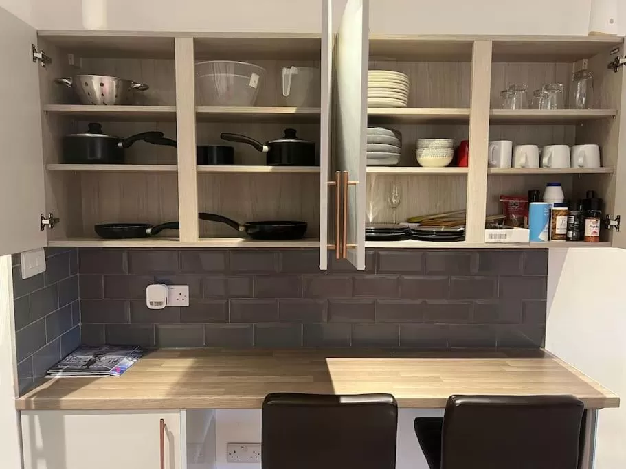 Dining area in Newly refurbished studio, great location 8 studios