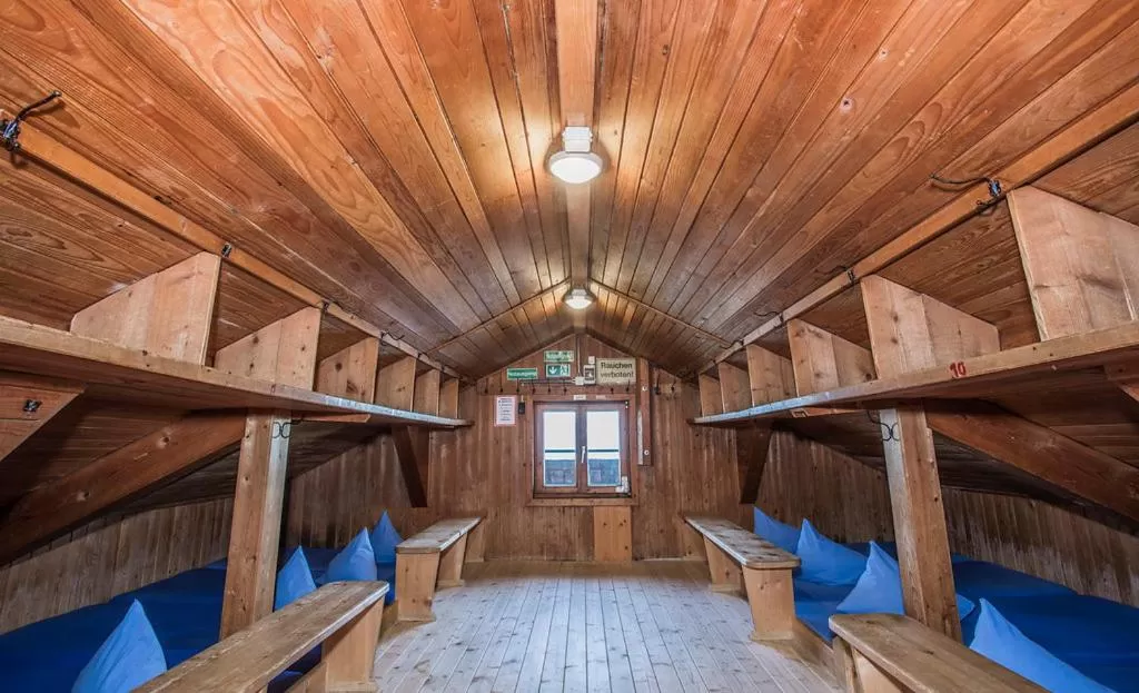 Hocheckhuette On Top of the Kitzbuehel Hahnenkamm Mountain