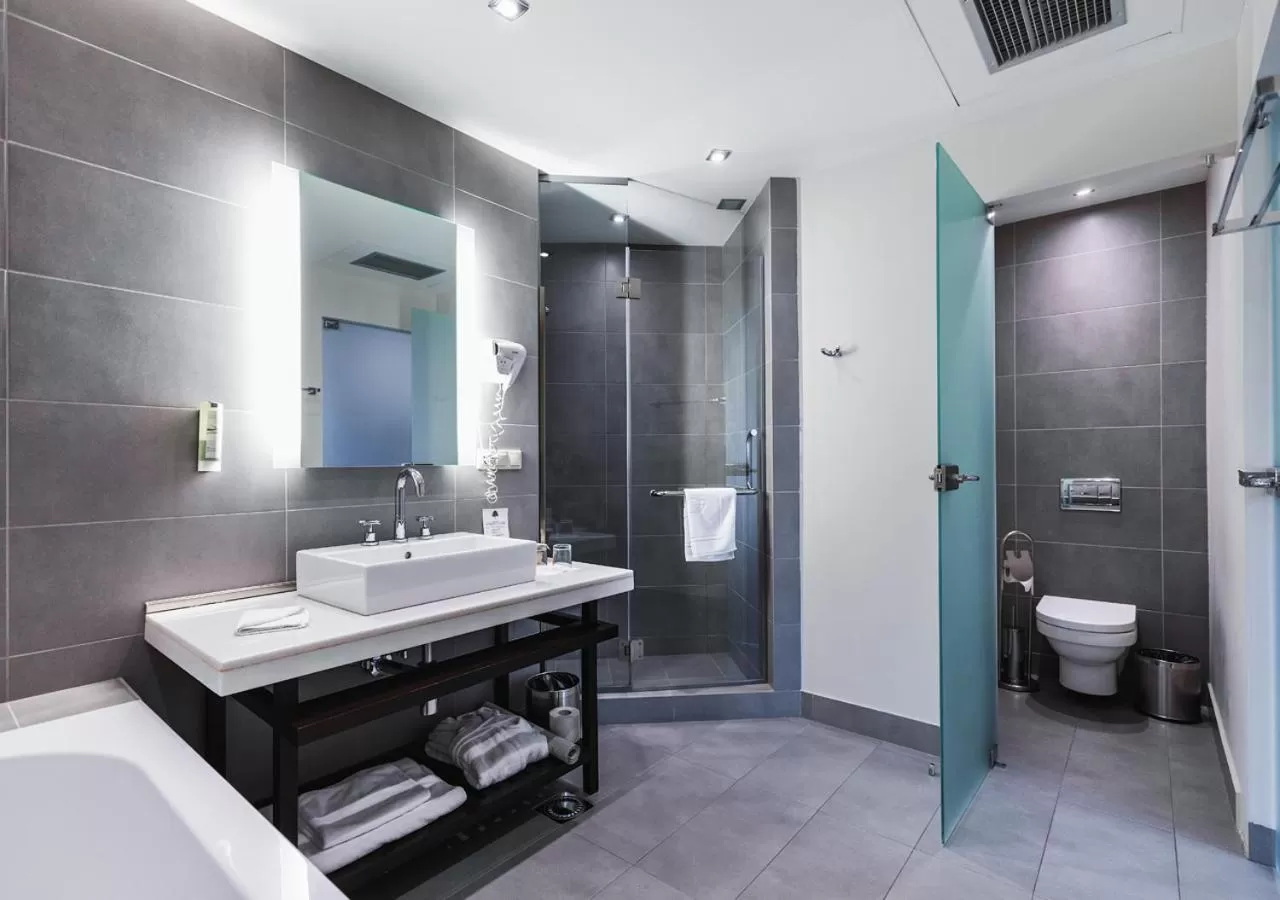 Shower in Tufenkian Historic Yerevan Hotel