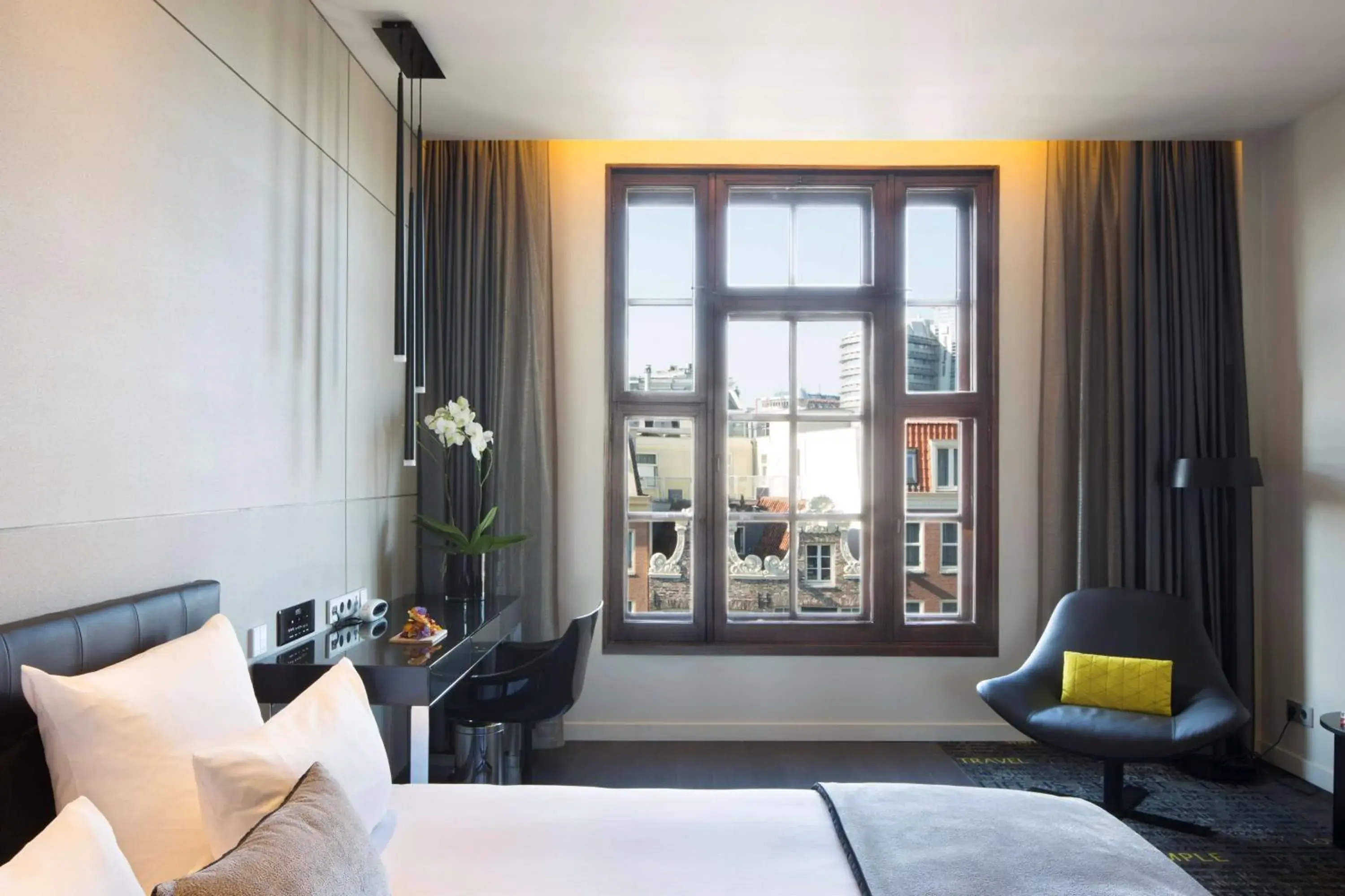Photo of the whole room, Bed in art'otel amsterdam, Powered by Radisson Hotels