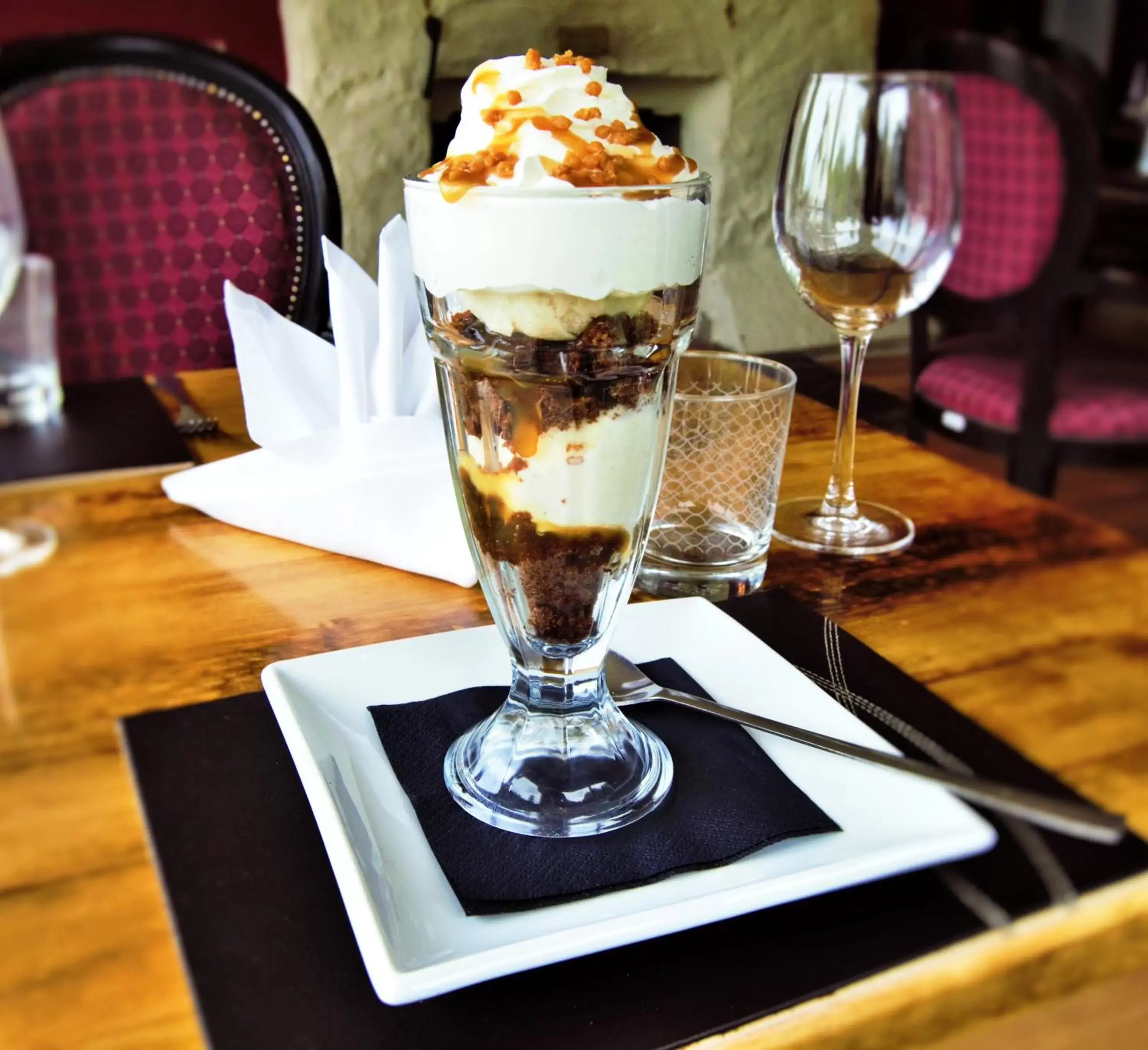 Food close-up in Bridge of Cally Hotel