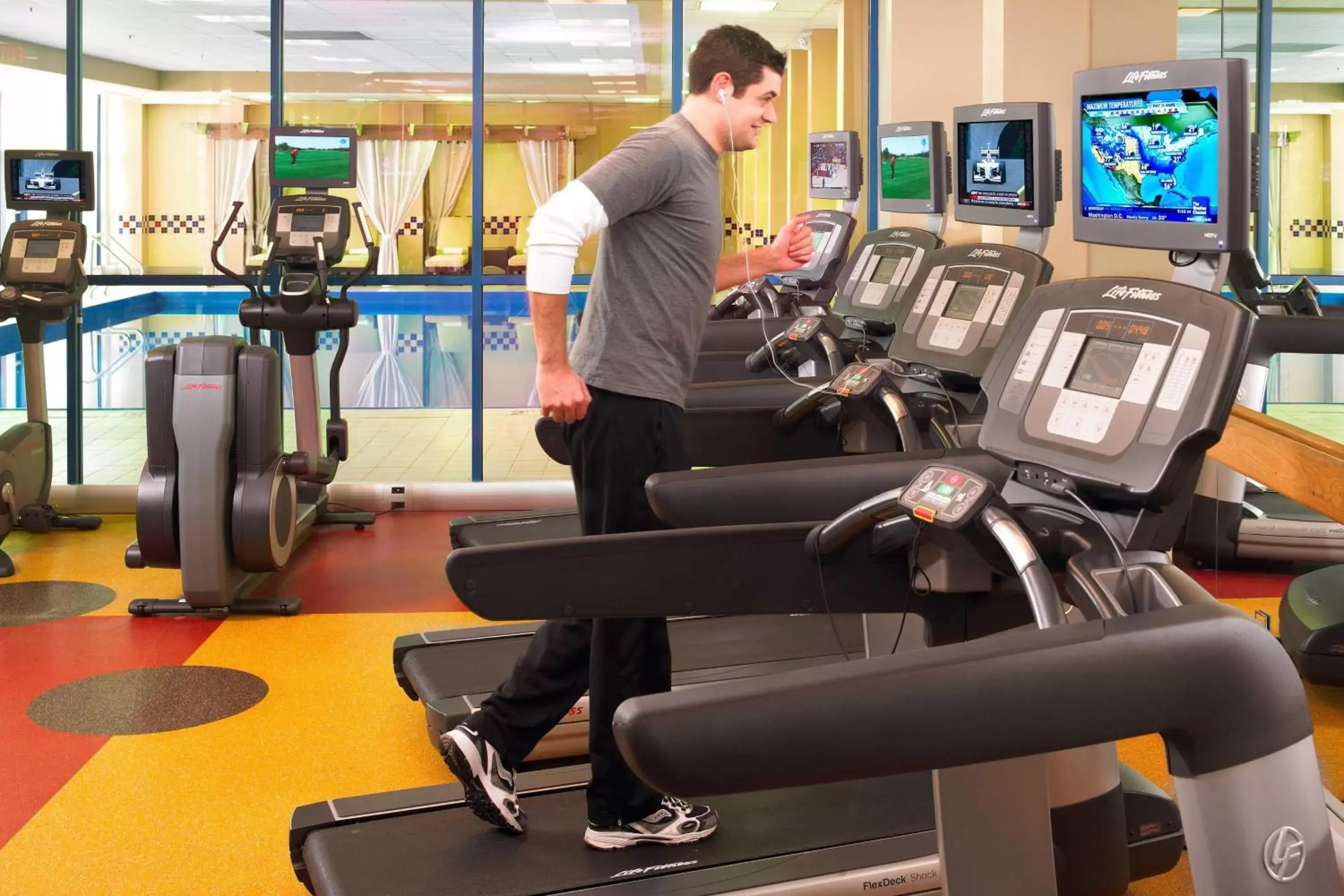 Fitness centre/facilities, Fitness Center/Facilities in Detroit Marriott Troy