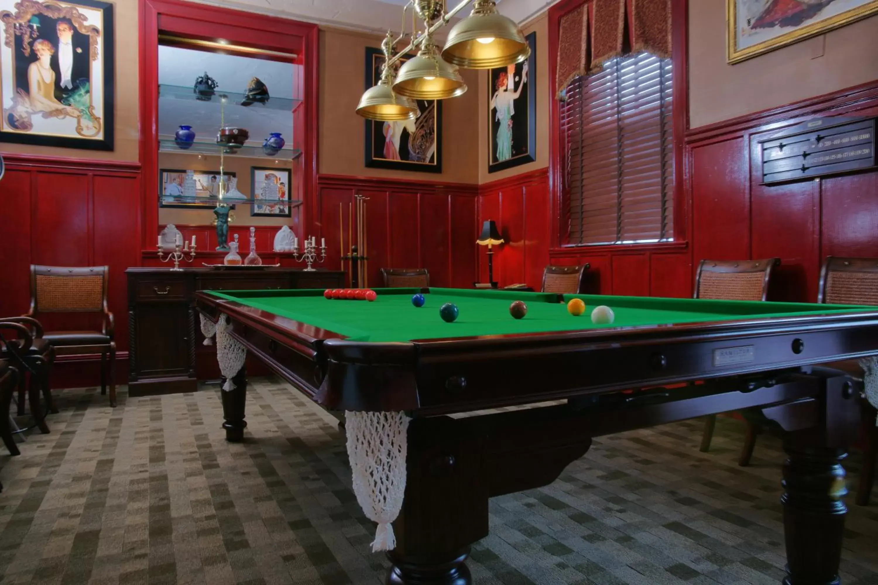 Billiards in The Vanderbilt, Auberge Resorts Collection