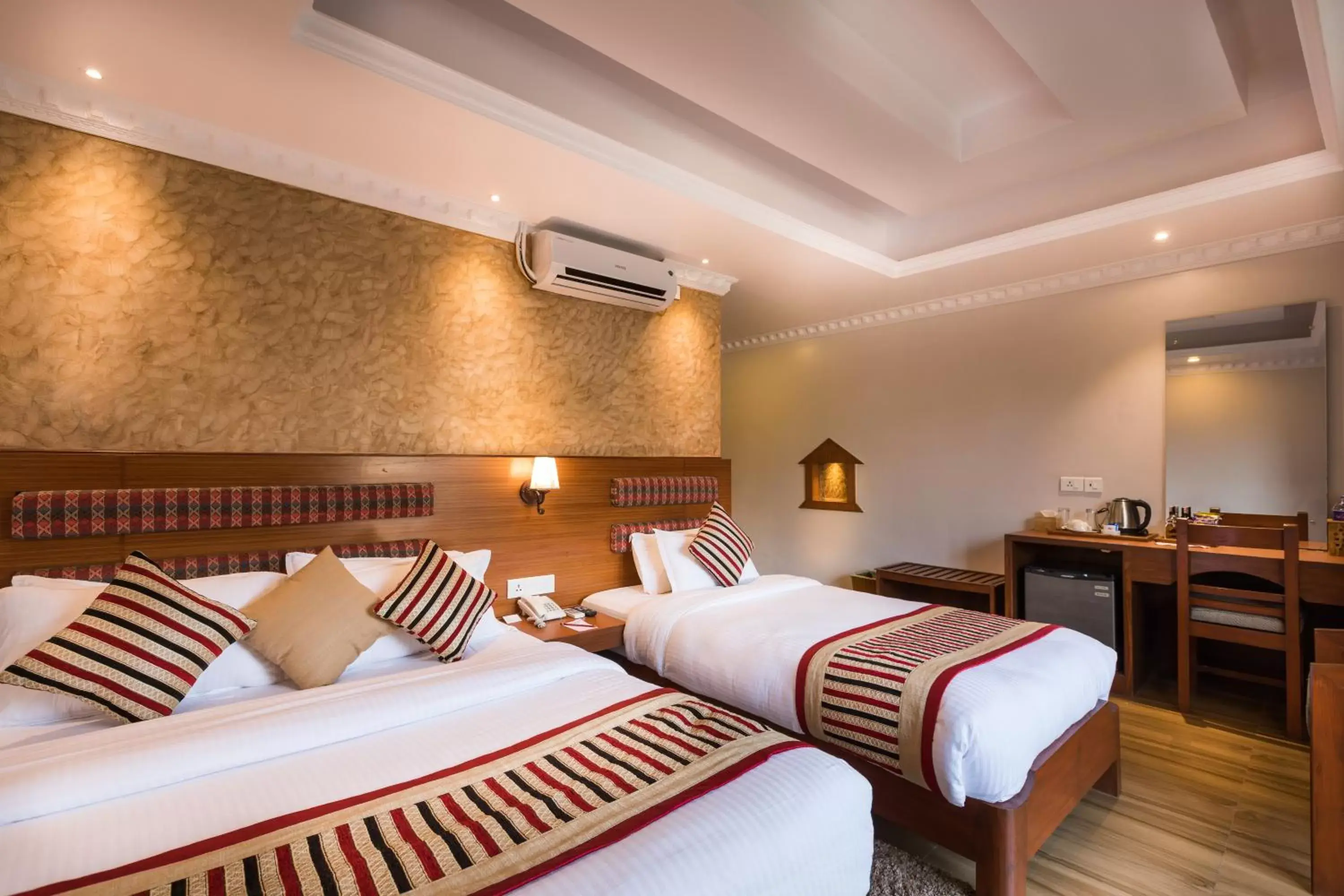 Bed in Kuti Resort & Spa