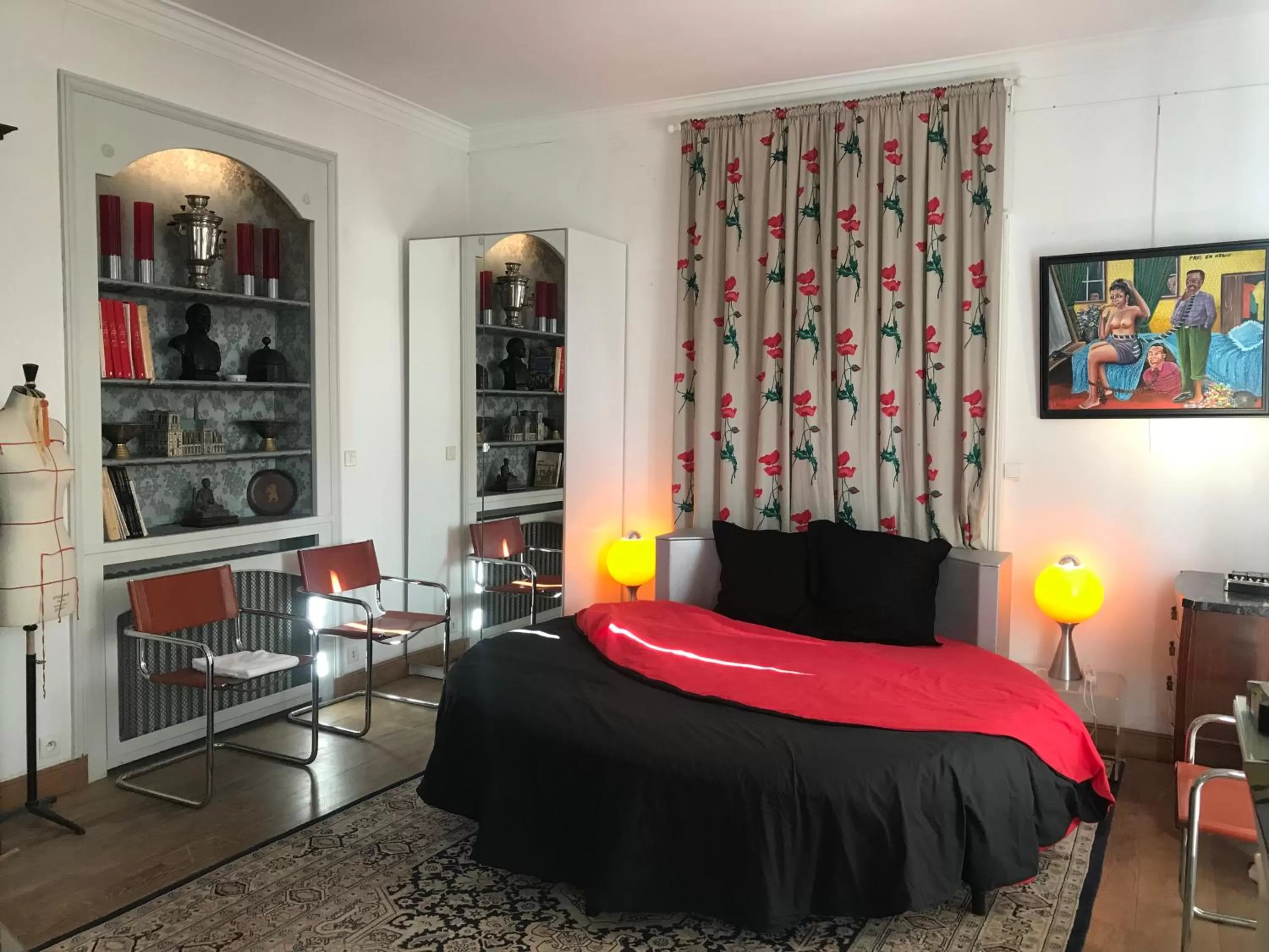 Bed in Chambres d'hôtes Vue sur la Muraille de Sens