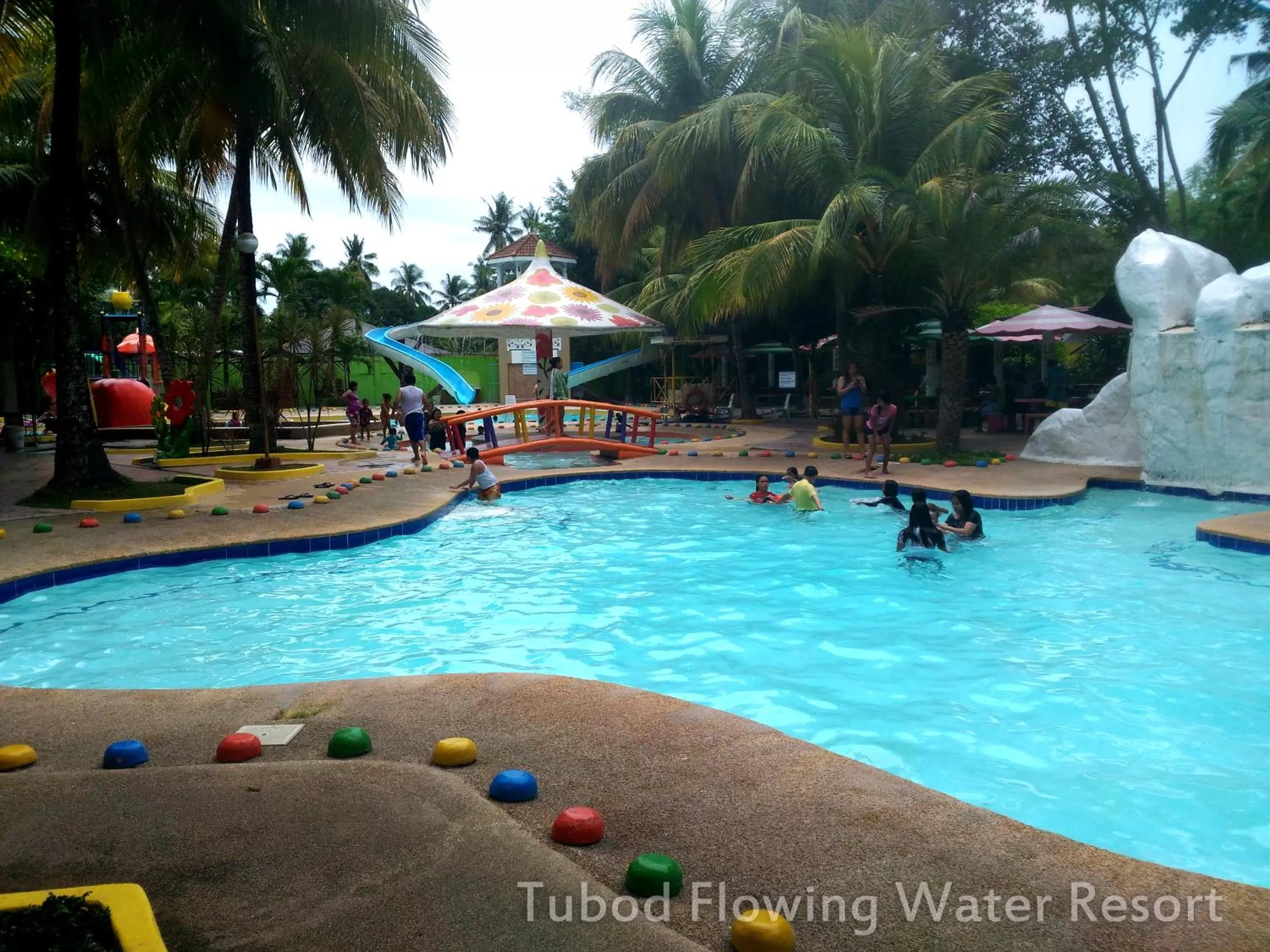 Aqua park in Tubod Flowing Water Resort