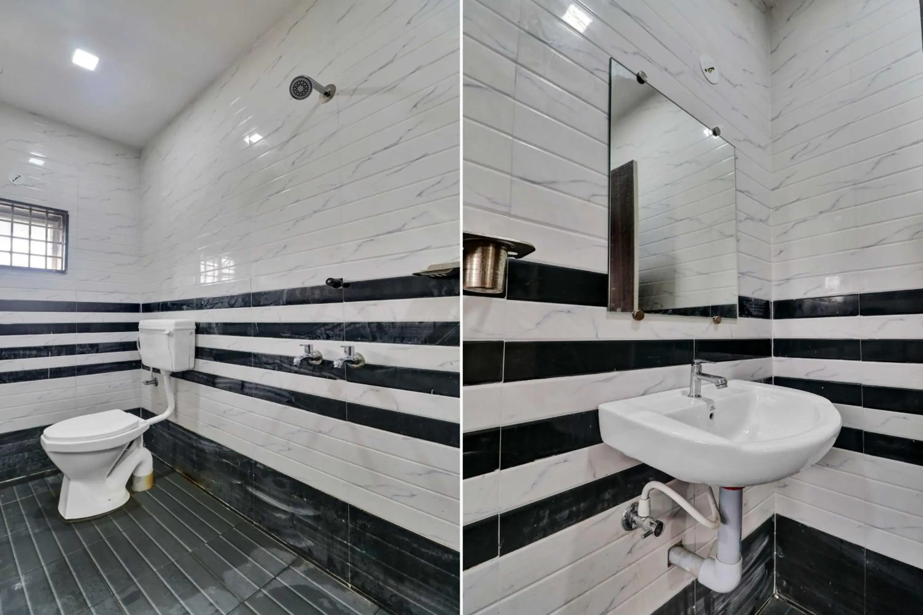 Bathroom in OYO Flagship Hotel Vallabha Residency
