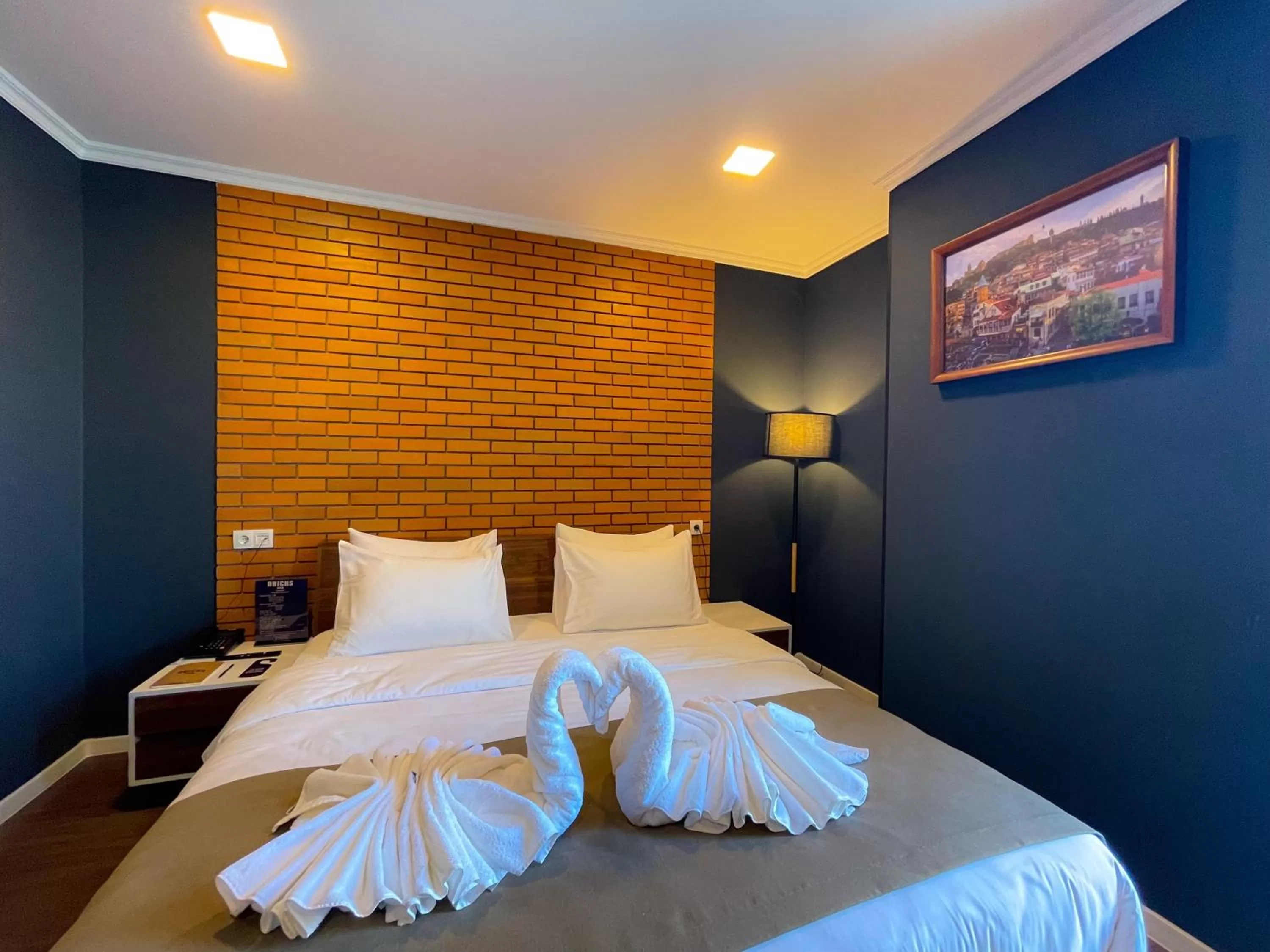 Bed in Bricks Hotel