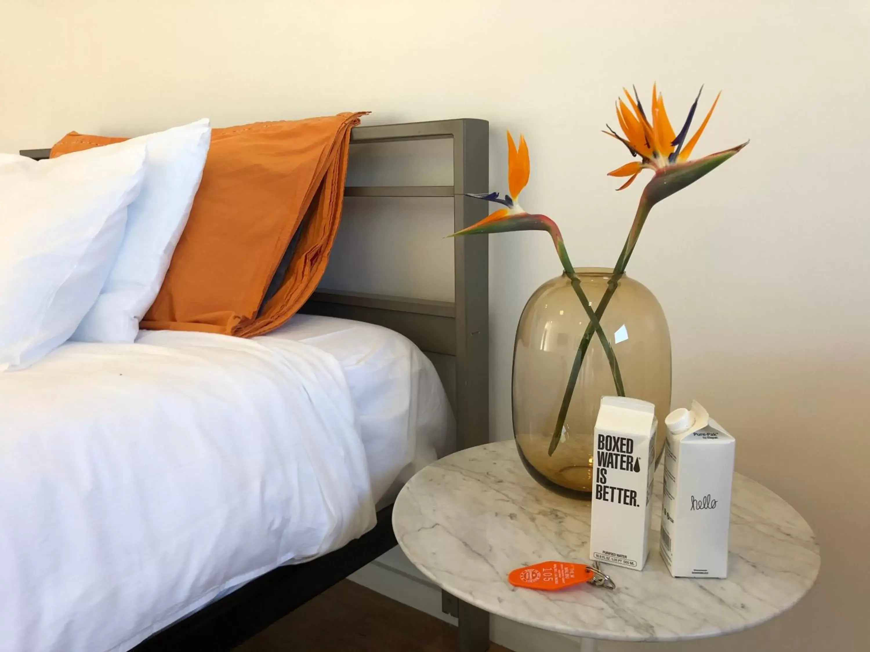 Decorative detail, Bed in The M Malibu Decorative detail, Bed in The M Malibu