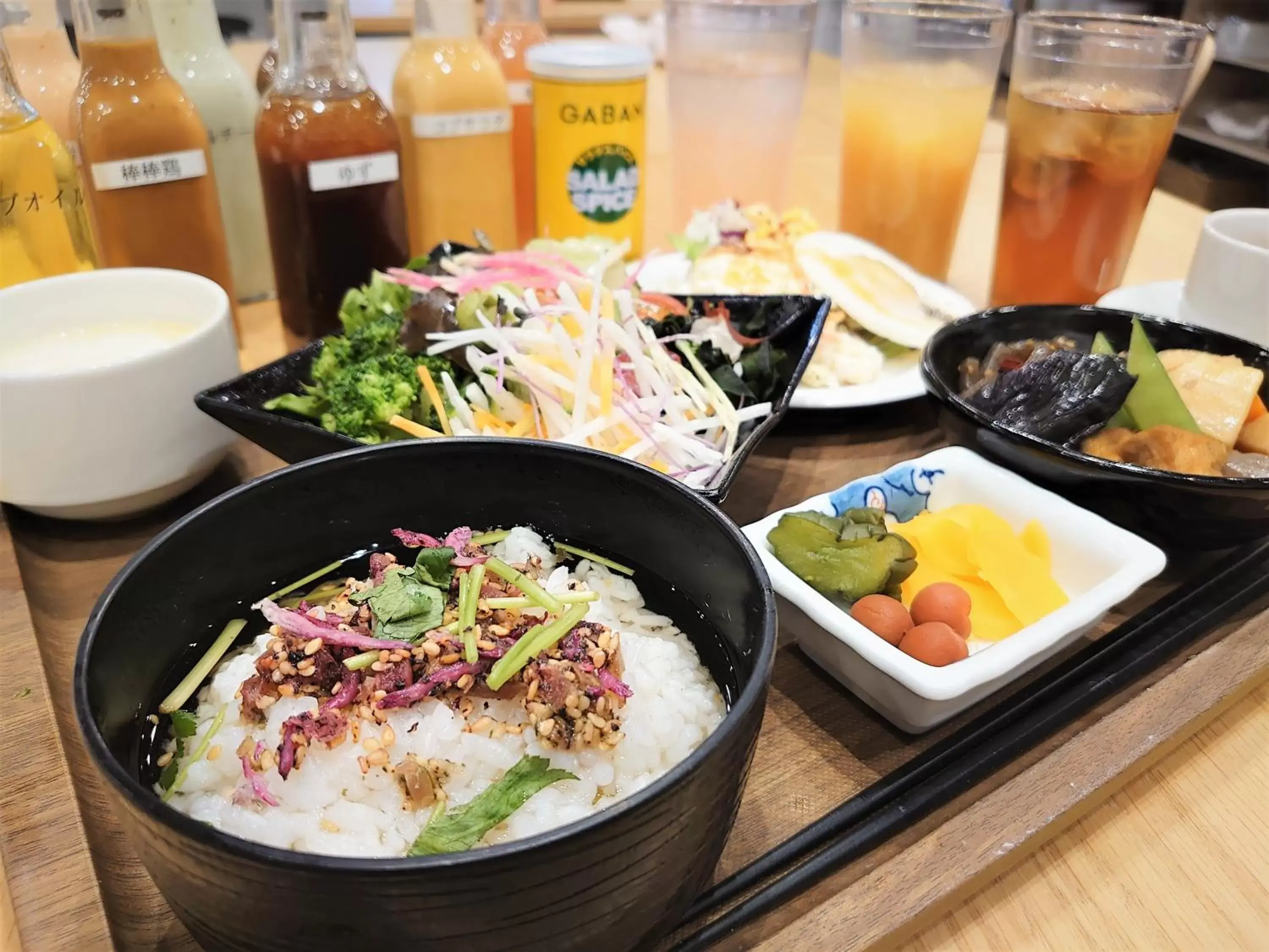 Buffet breakfast in Green Rich Hotel Nagoya Nishiki (Artificial hot spring Futamata Yunohana)