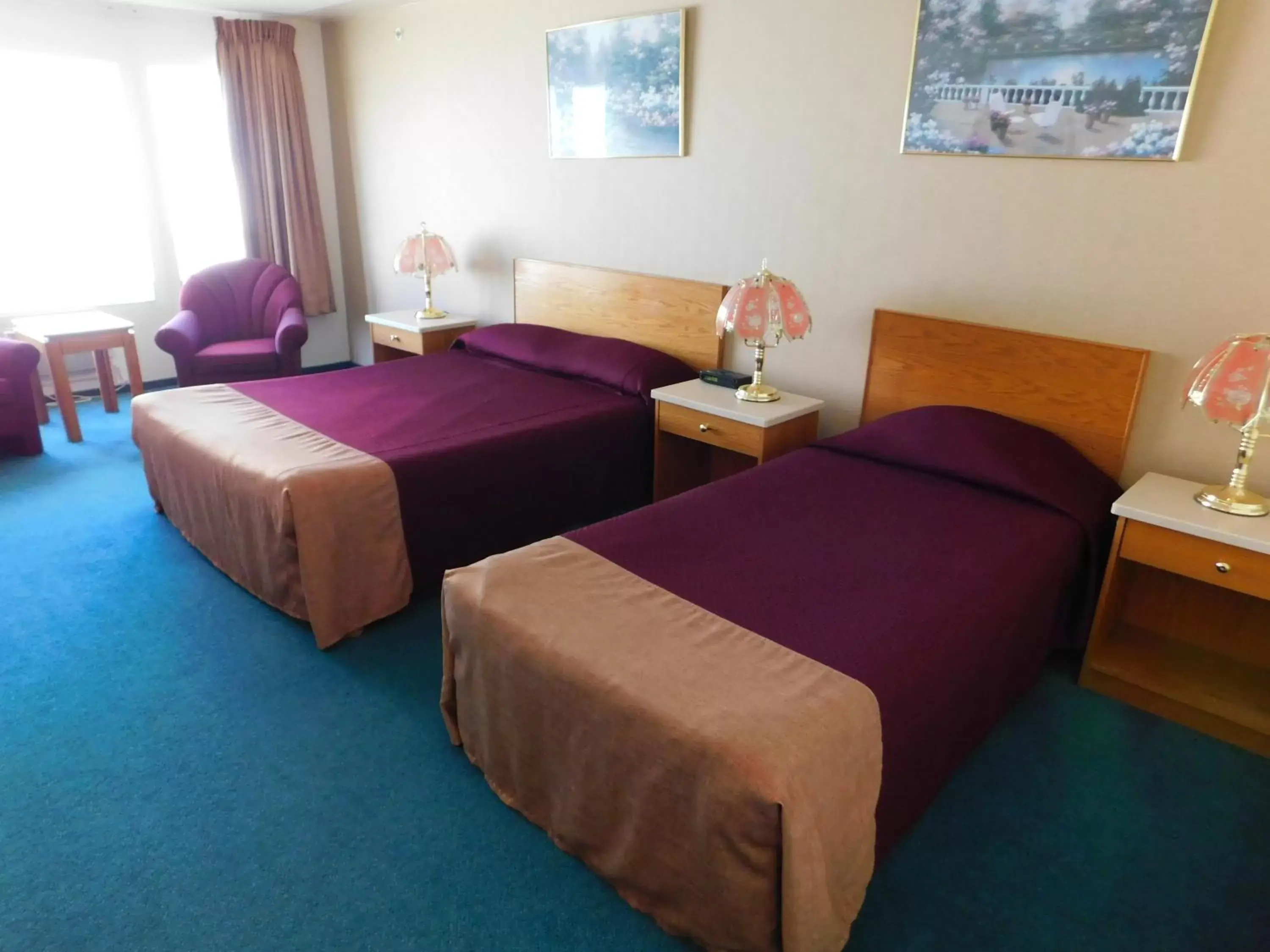Bed in Western Budget Motel #1 Leduc/Nisku