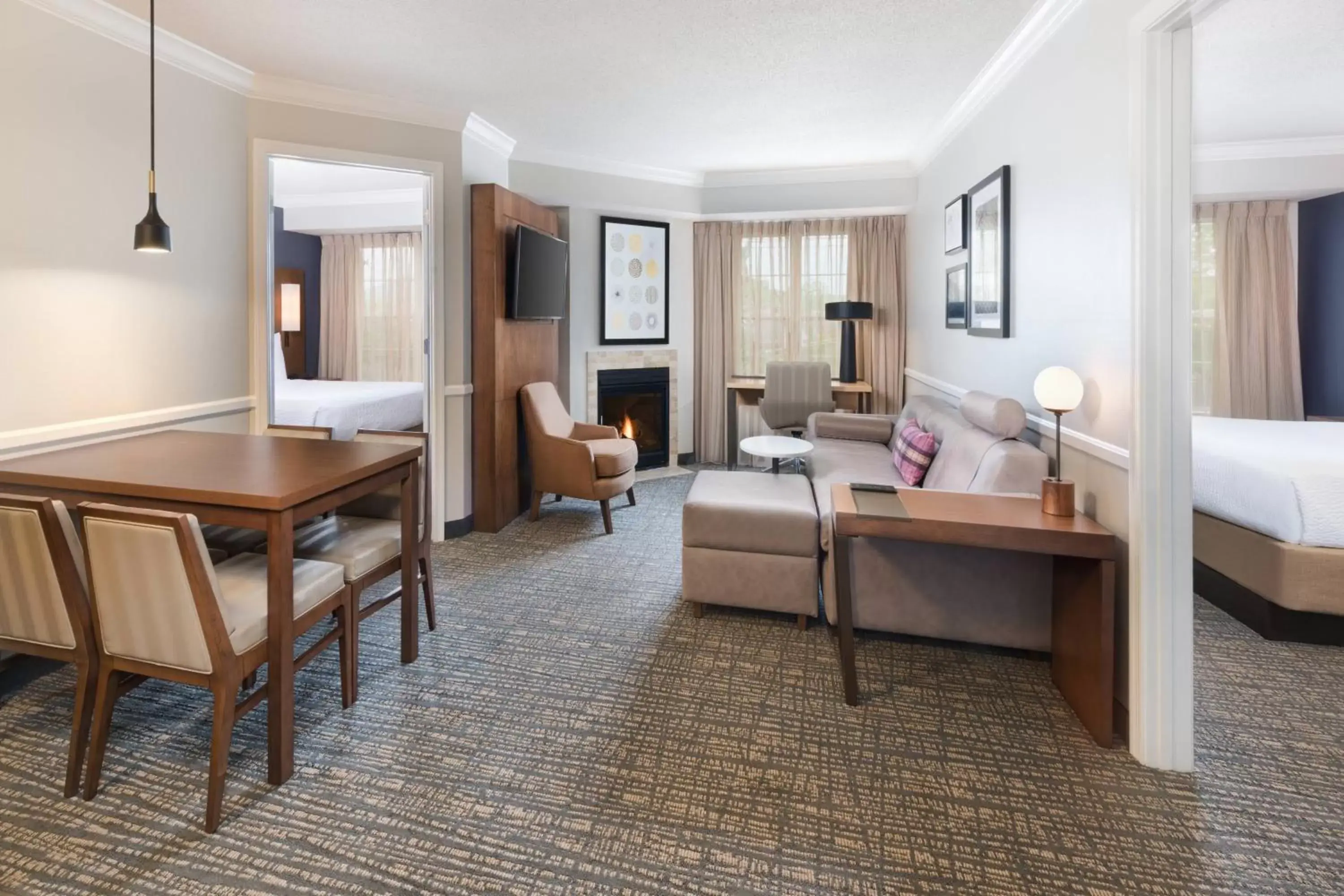 Bedroom, Seating Area in Residence Inn by Marriott State College