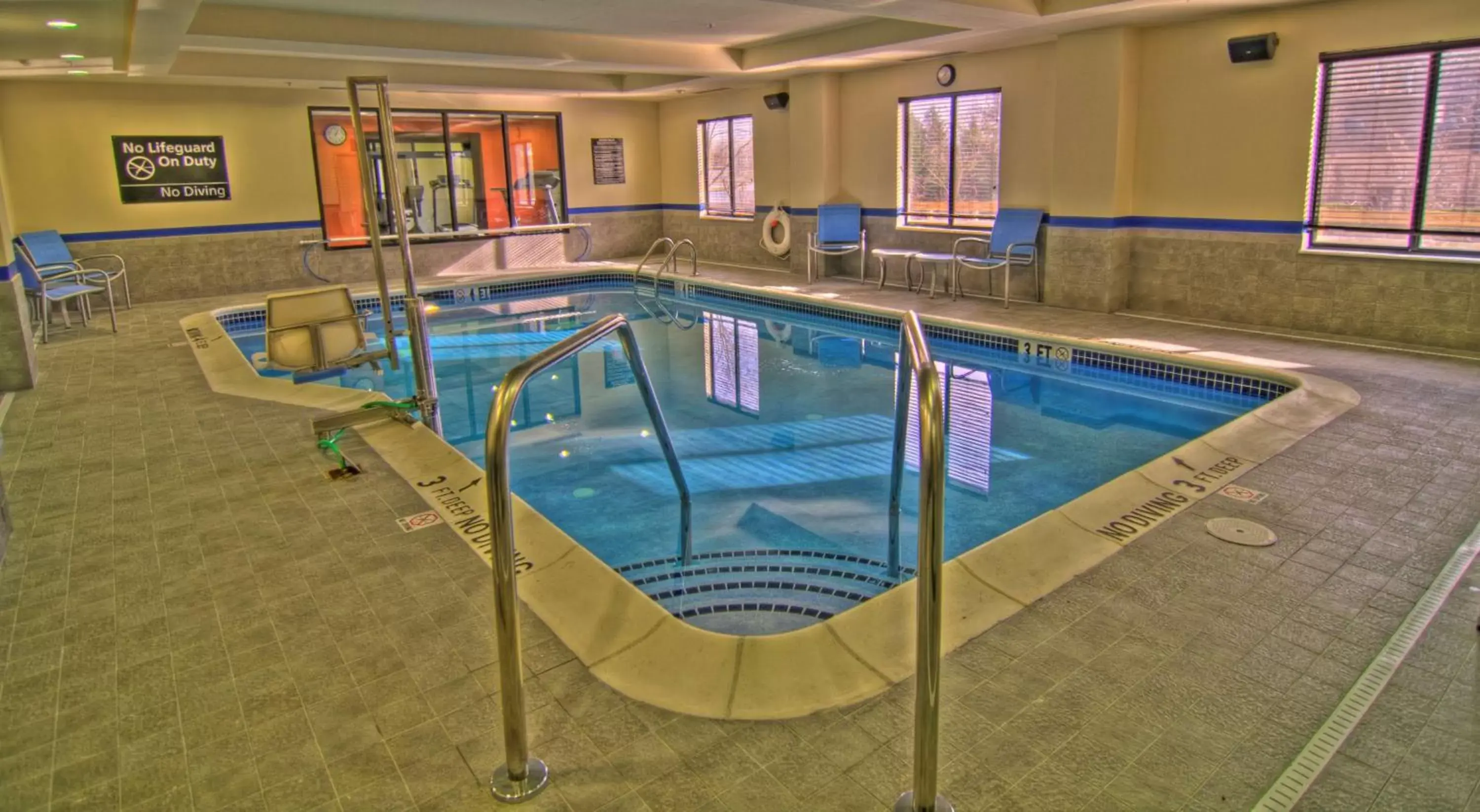 Pool view, Swimming Pool in Hampton Inn and Suites Parsippany/North