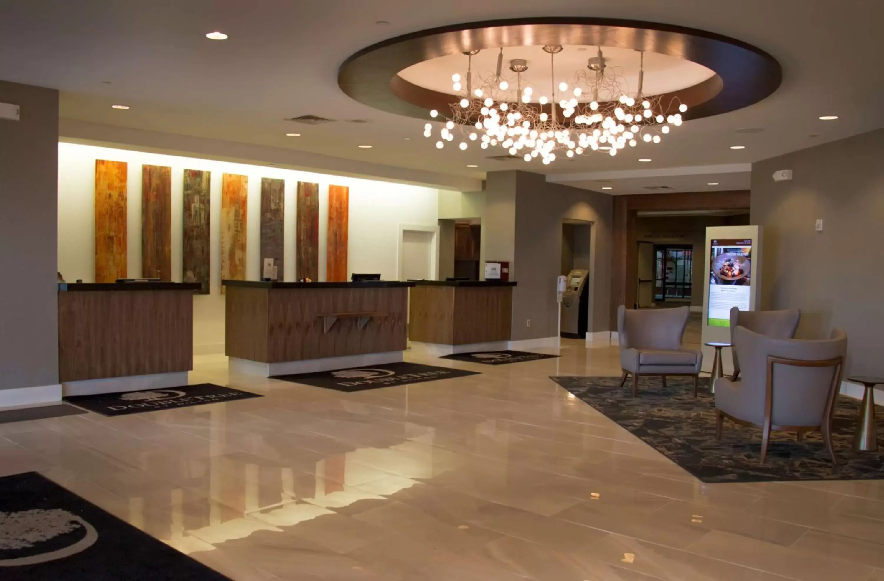Lobby or reception, Lobby/Reception in DoubleTree by Hilton Wichita Airport