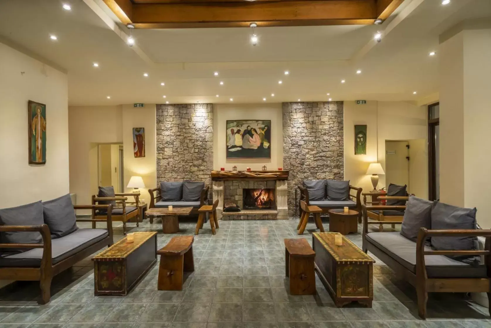 Business facilities, Lobby/Reception in Domotel Anemolia Mountain Resort