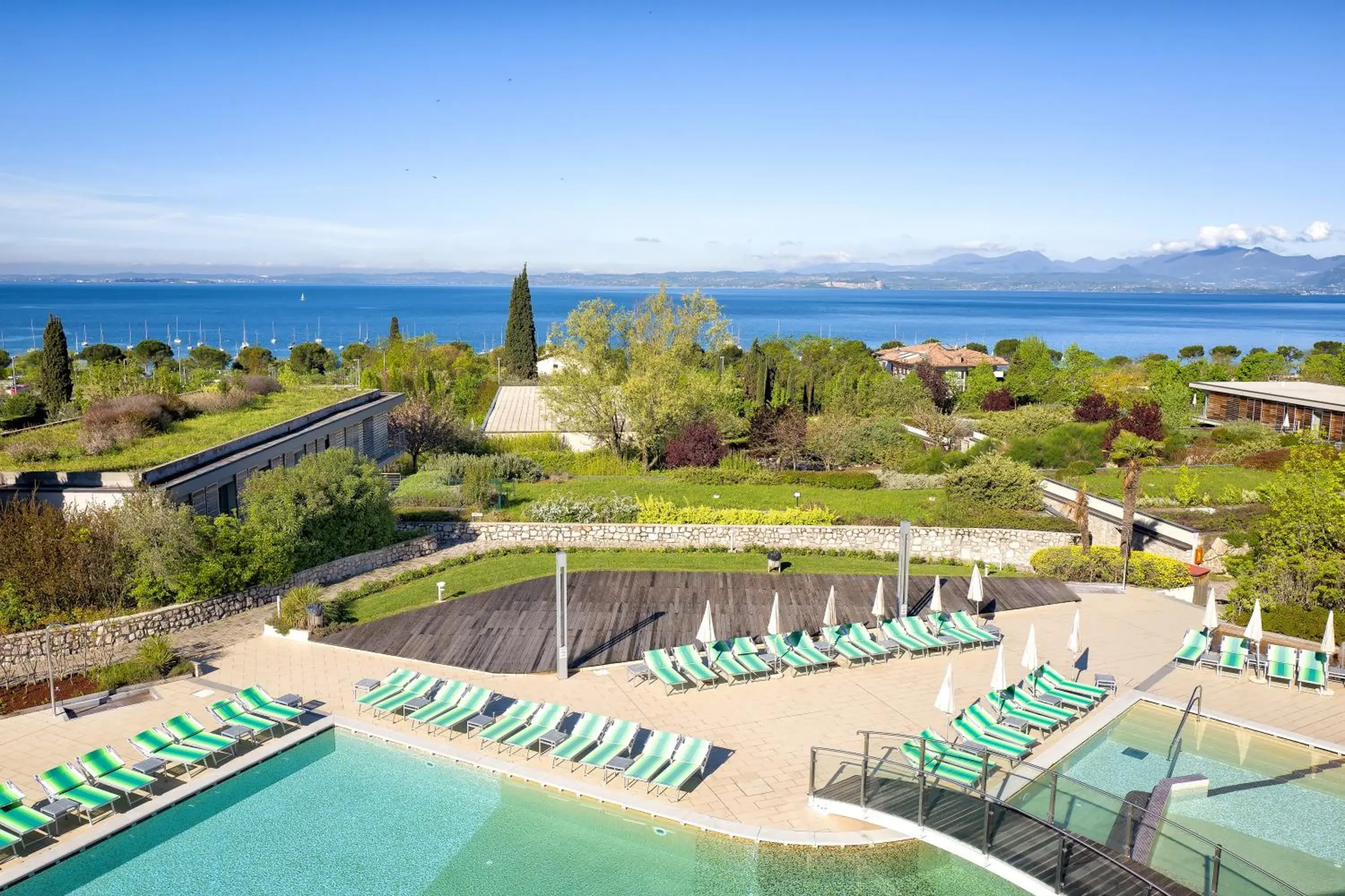 Bird's eye view, Pool View in Parc Hotel Germano Suites & Apartments