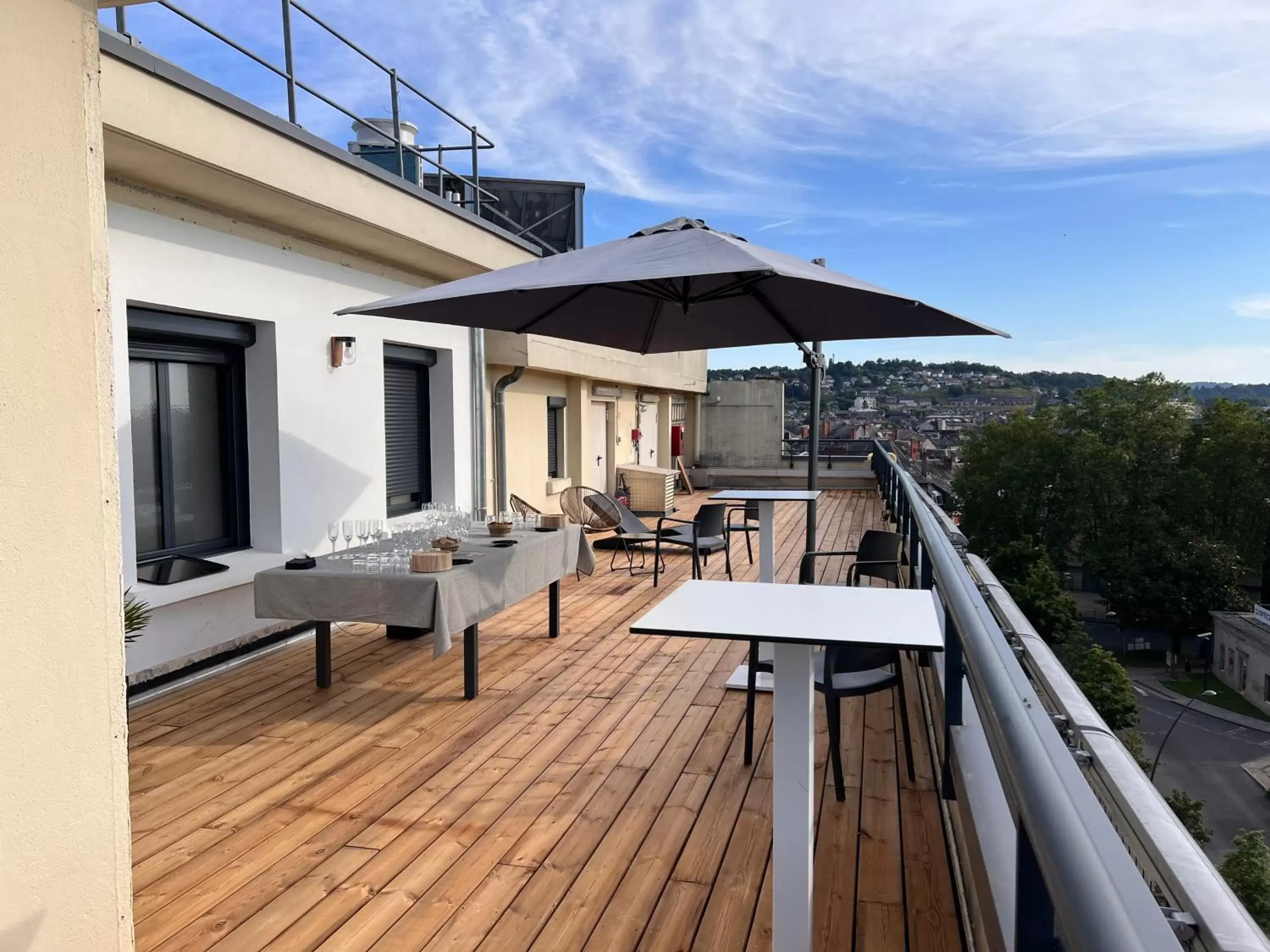 Balcony/Terrace in Hotel Le Quercy - Sure Hotel Collection by Best Western