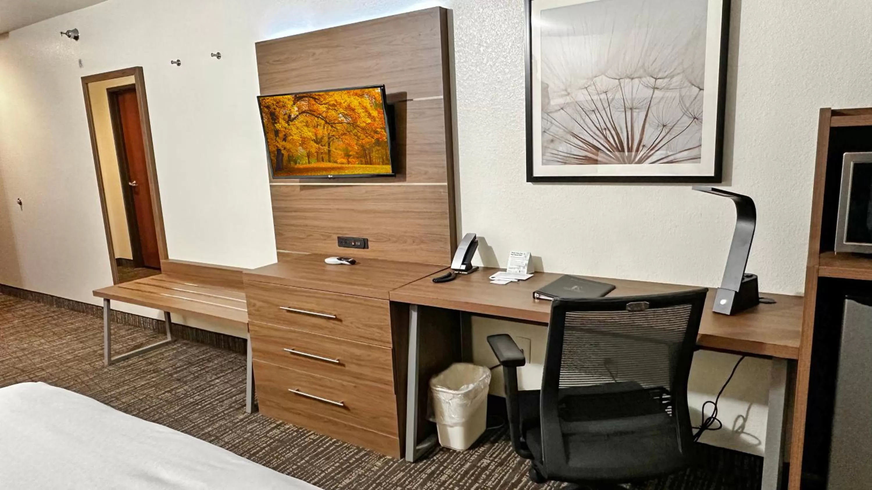 TV and multimedia, Bed in Estherville Hotel & Suites