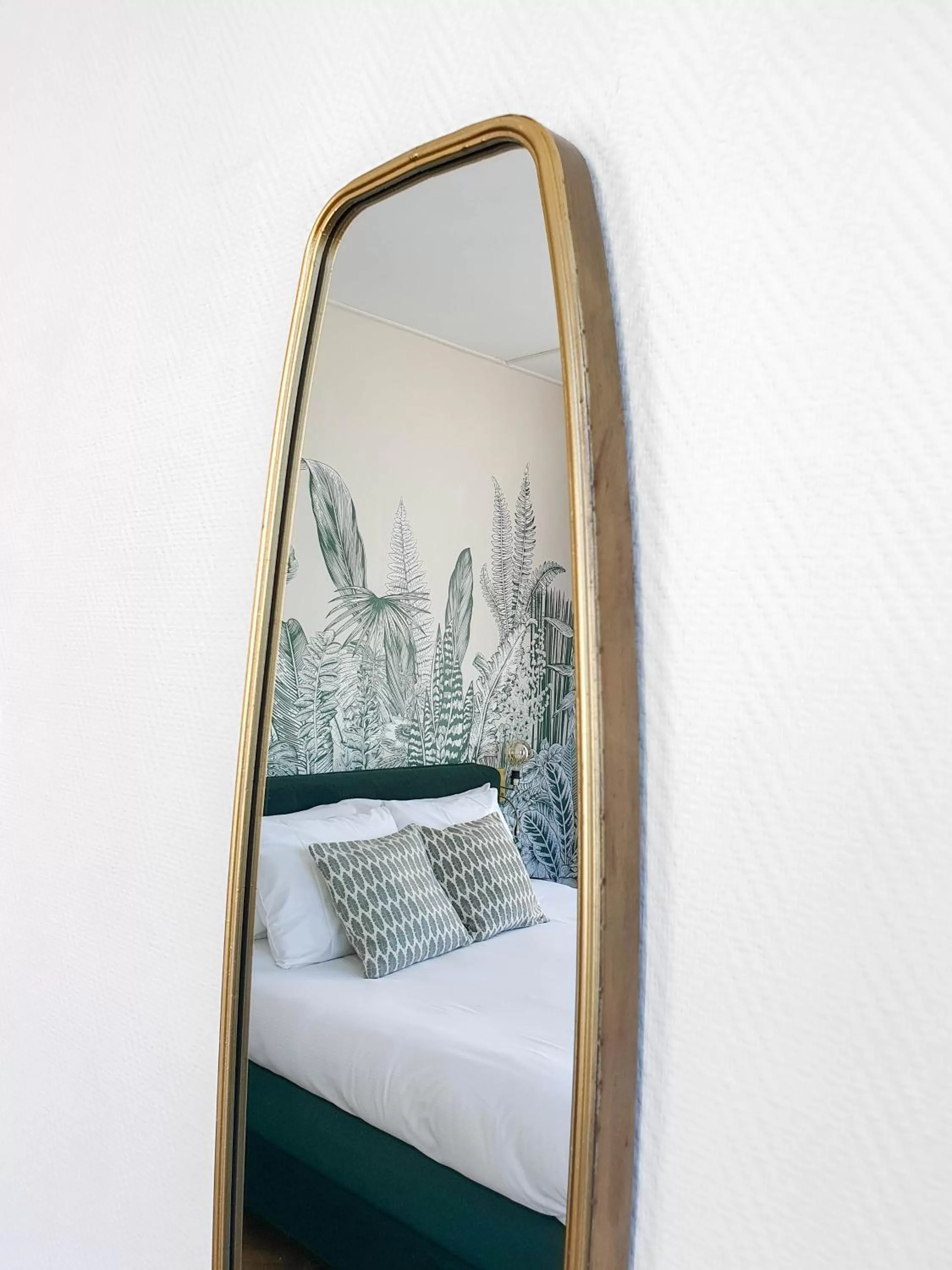 Decorative detail, Bed in Hotel Sebel