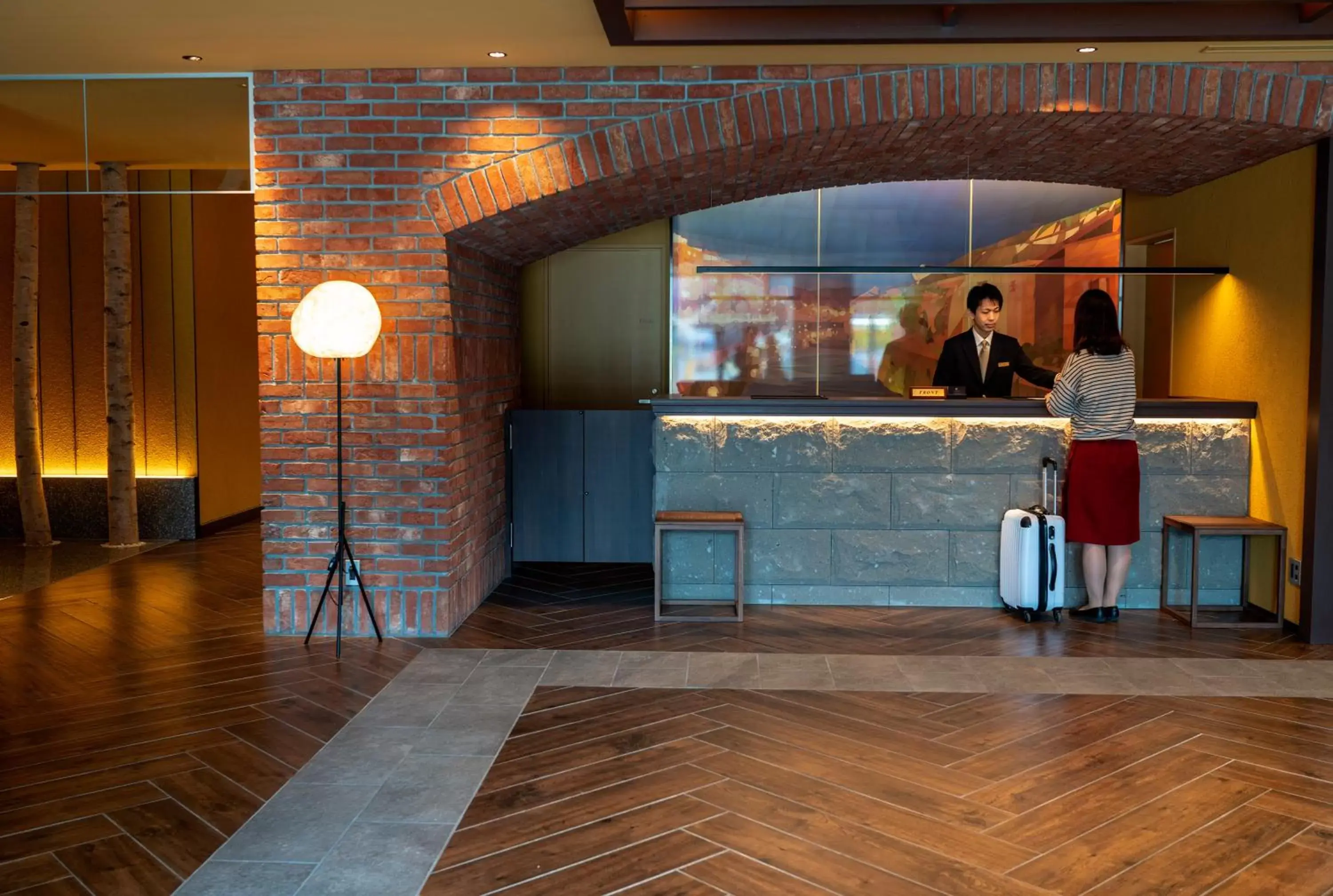 Lobby or reception in Hotel Torifito Otaru Canal