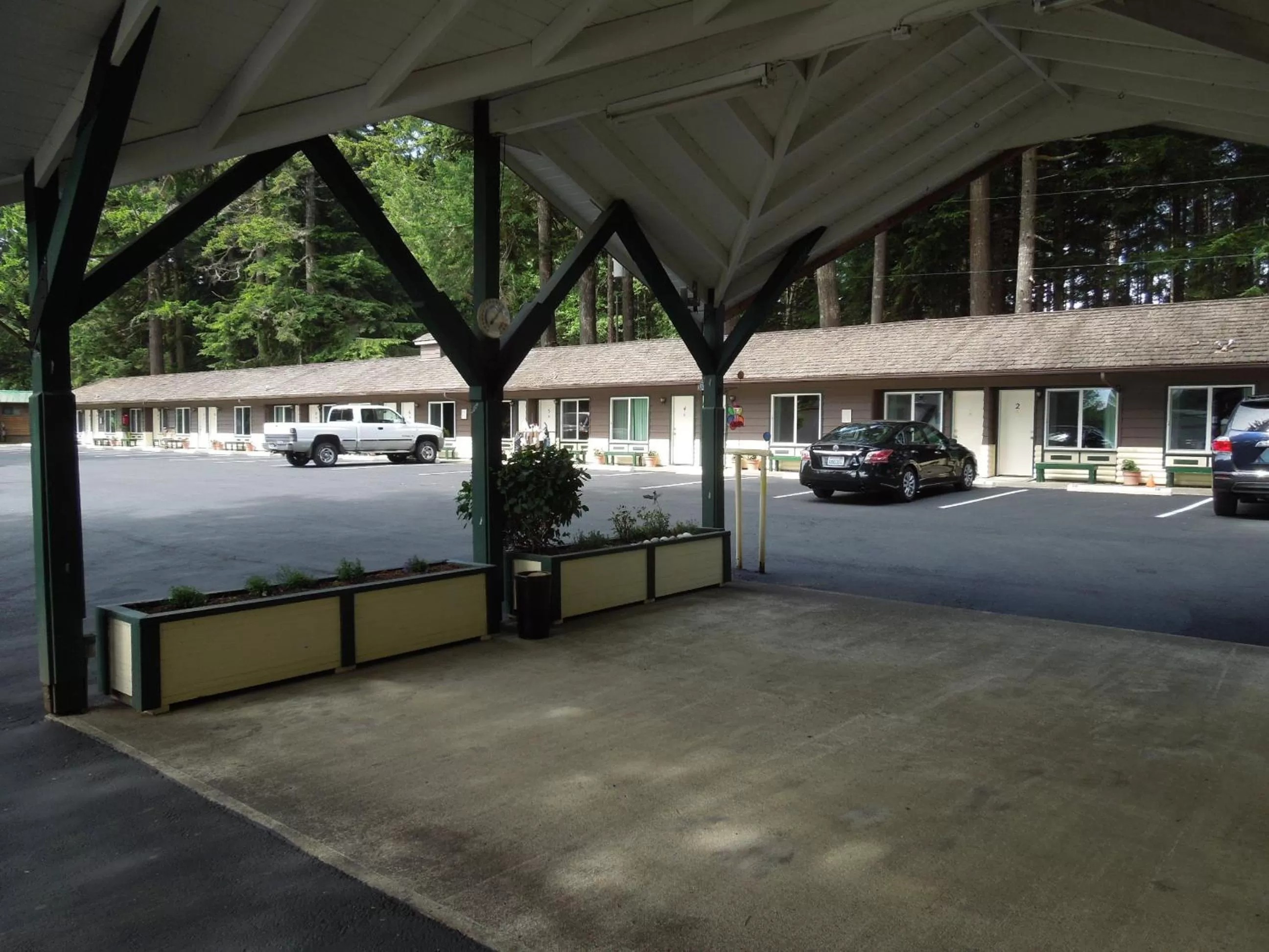 Facade/entrance in Park Motel and Cabins