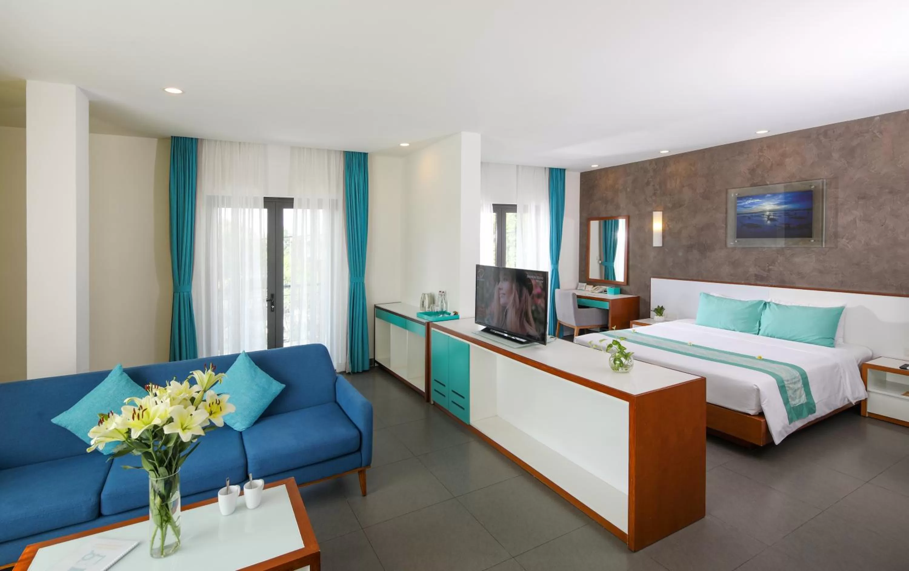 Bed in ÊMM Hotel Hoi An