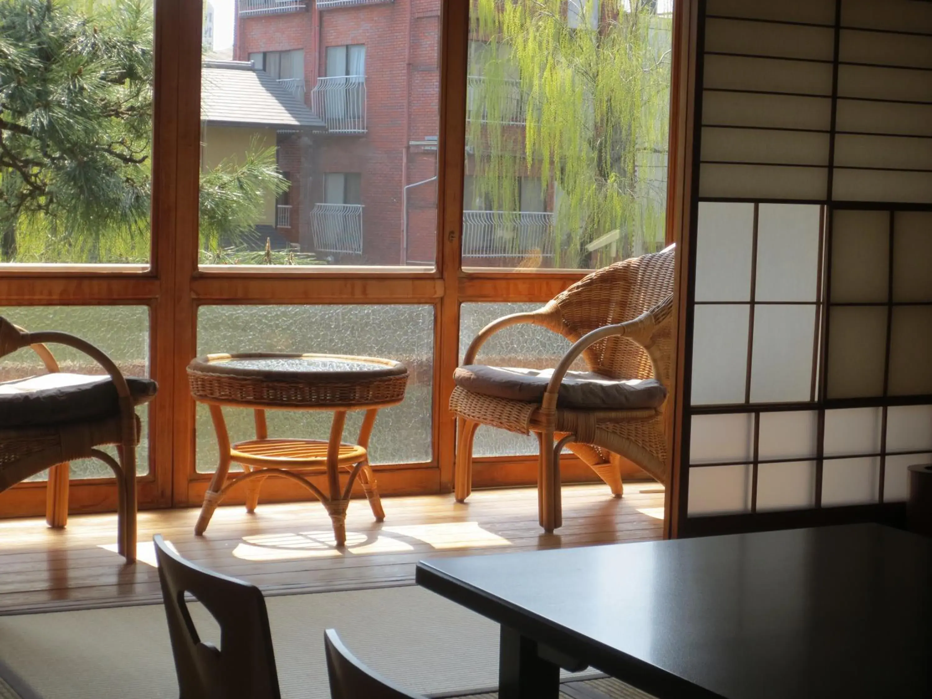 Japanese-Style Family Room with Shared Bathroom and River View in K's House Ito Onsen - Historical Ryokan Hostel