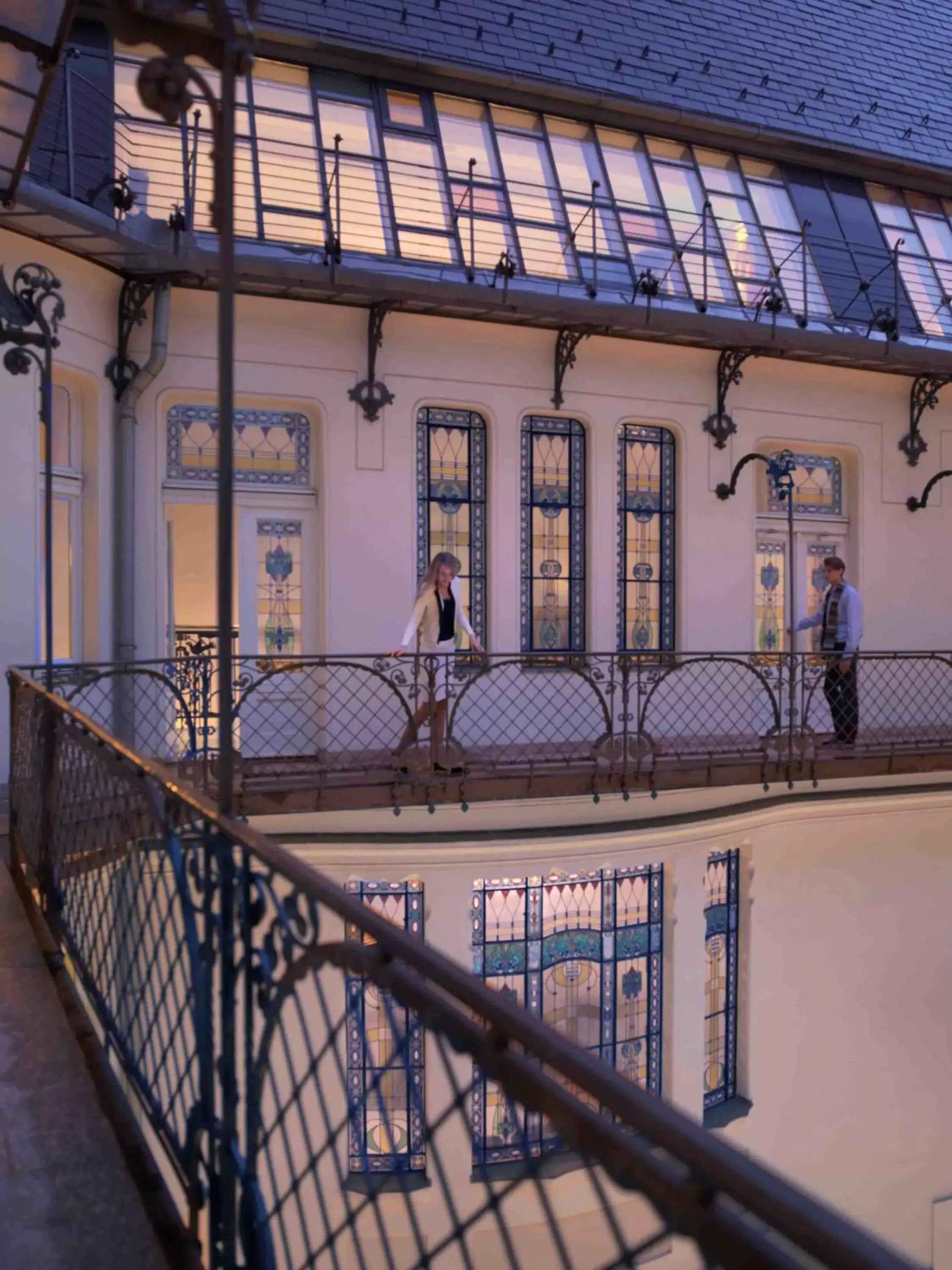 Facade/entrance in Four Seasons Hotel Gresham Palace Budapest