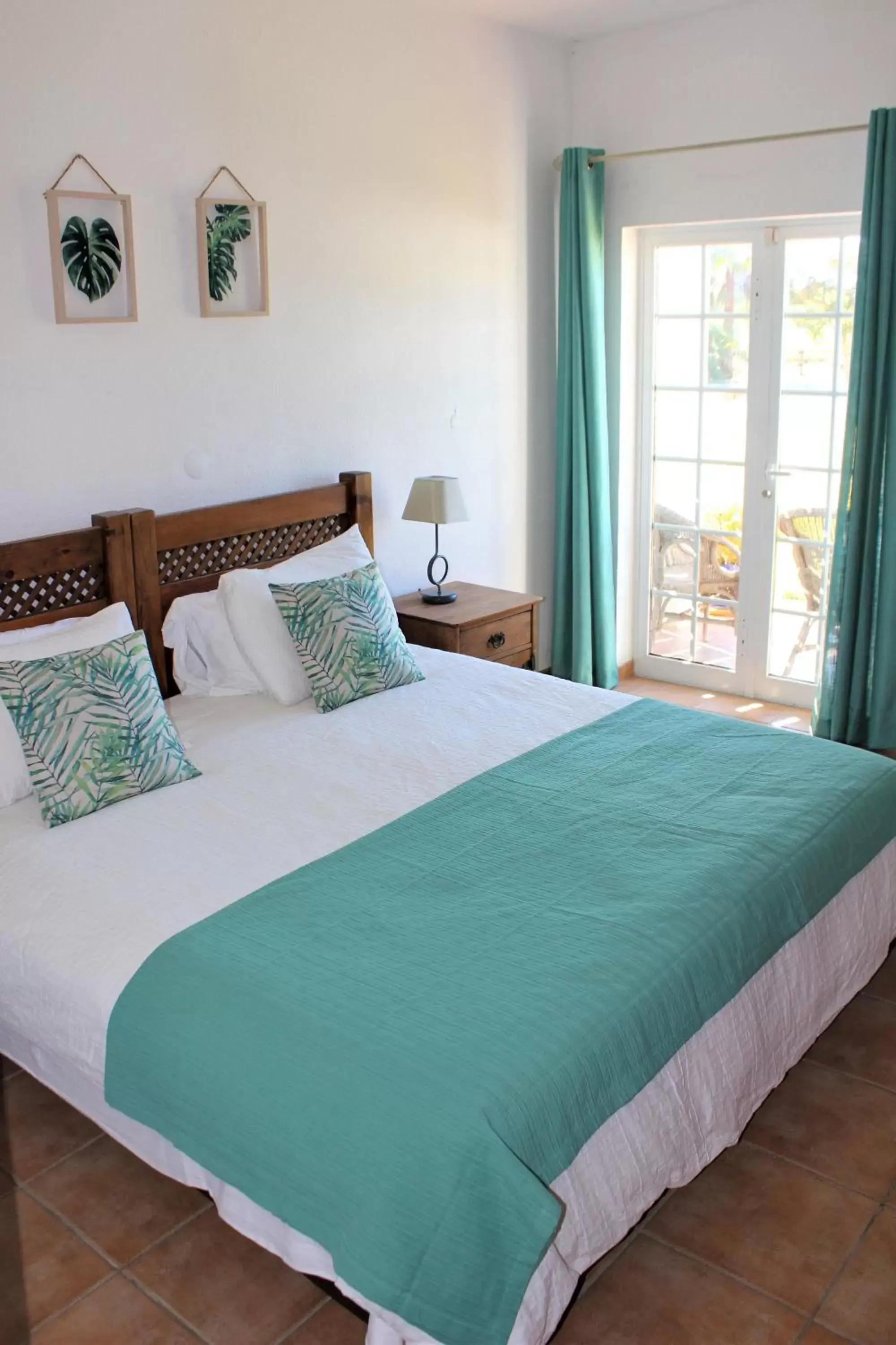 Bed in Casa Jardim Oasis