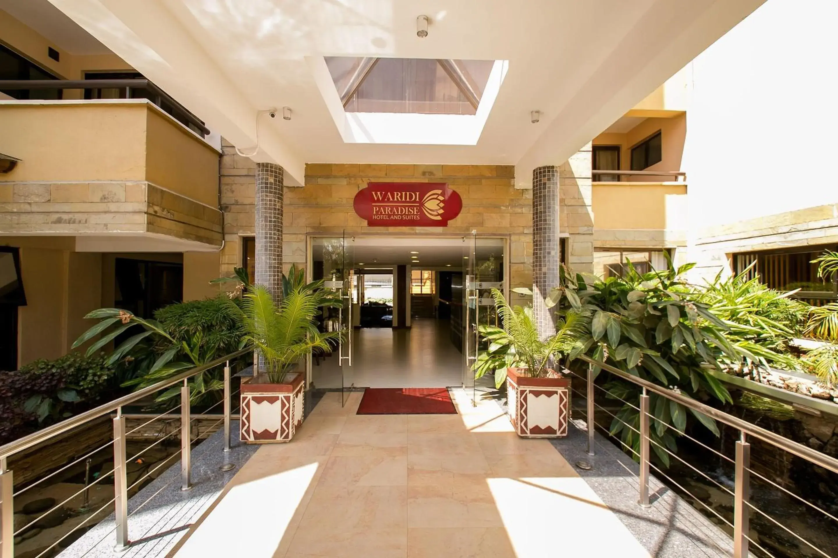 Facade/entrance in Waridi Paradise Hotel and Suites