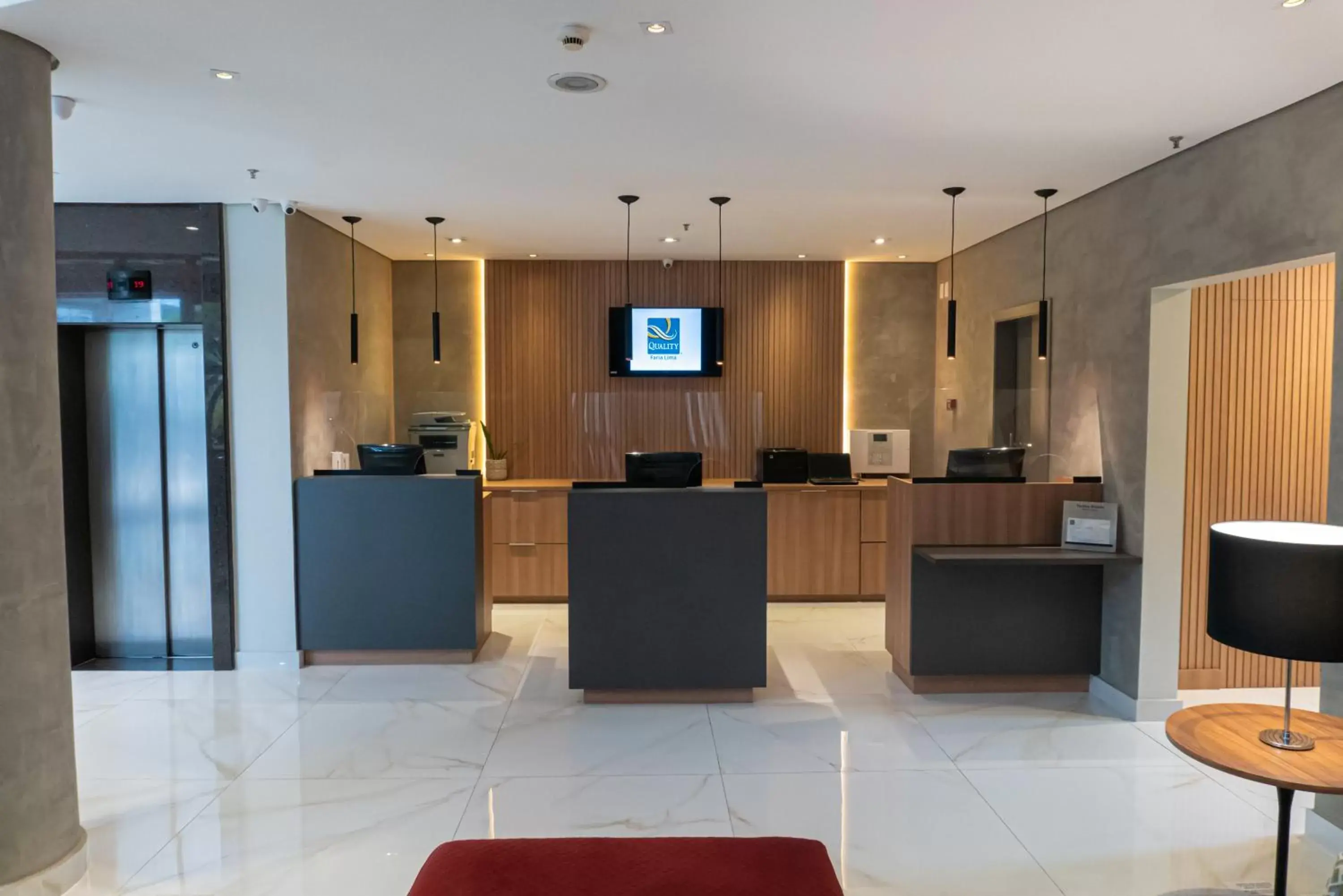 Lobby or reception in Quality Faria Lima Lobby or reception in Quality Faria Lima