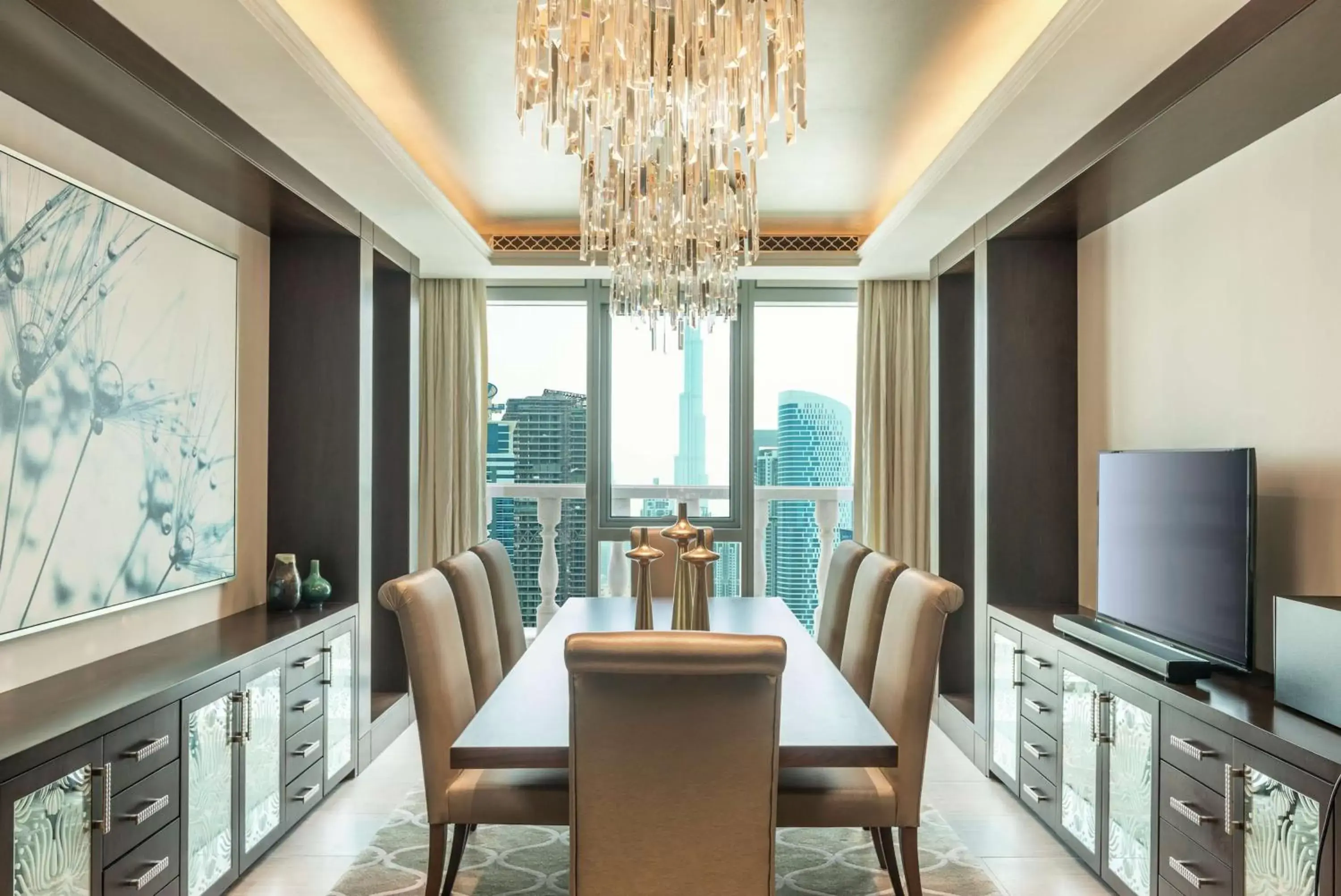 Living room, TV/Entertainment Center in Hilton Dubai Al Habtoor City