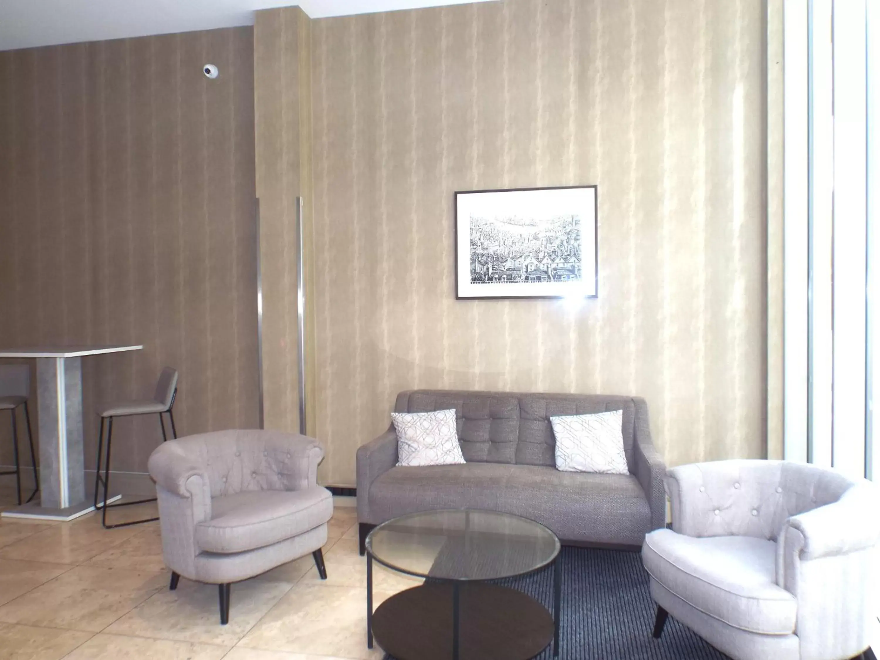 Lobby or reception, Seating Area in Canary Wharf - Luxury Apartments