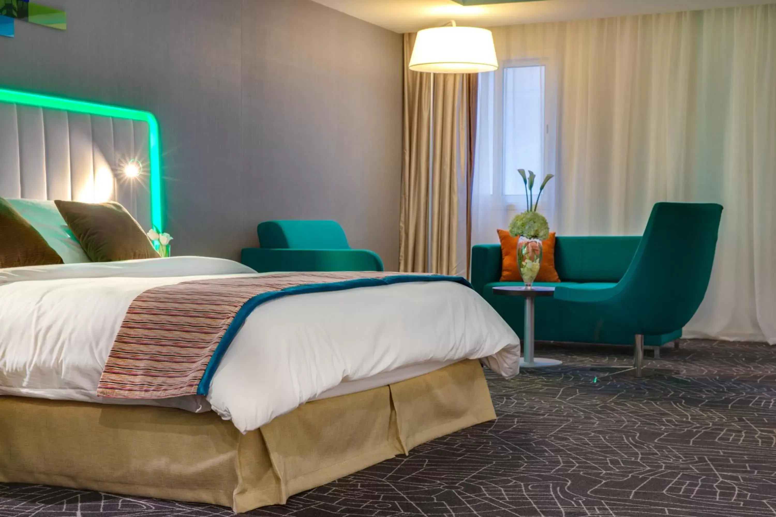 Bedroom, Bed in Park Inn by Radisson Dammam