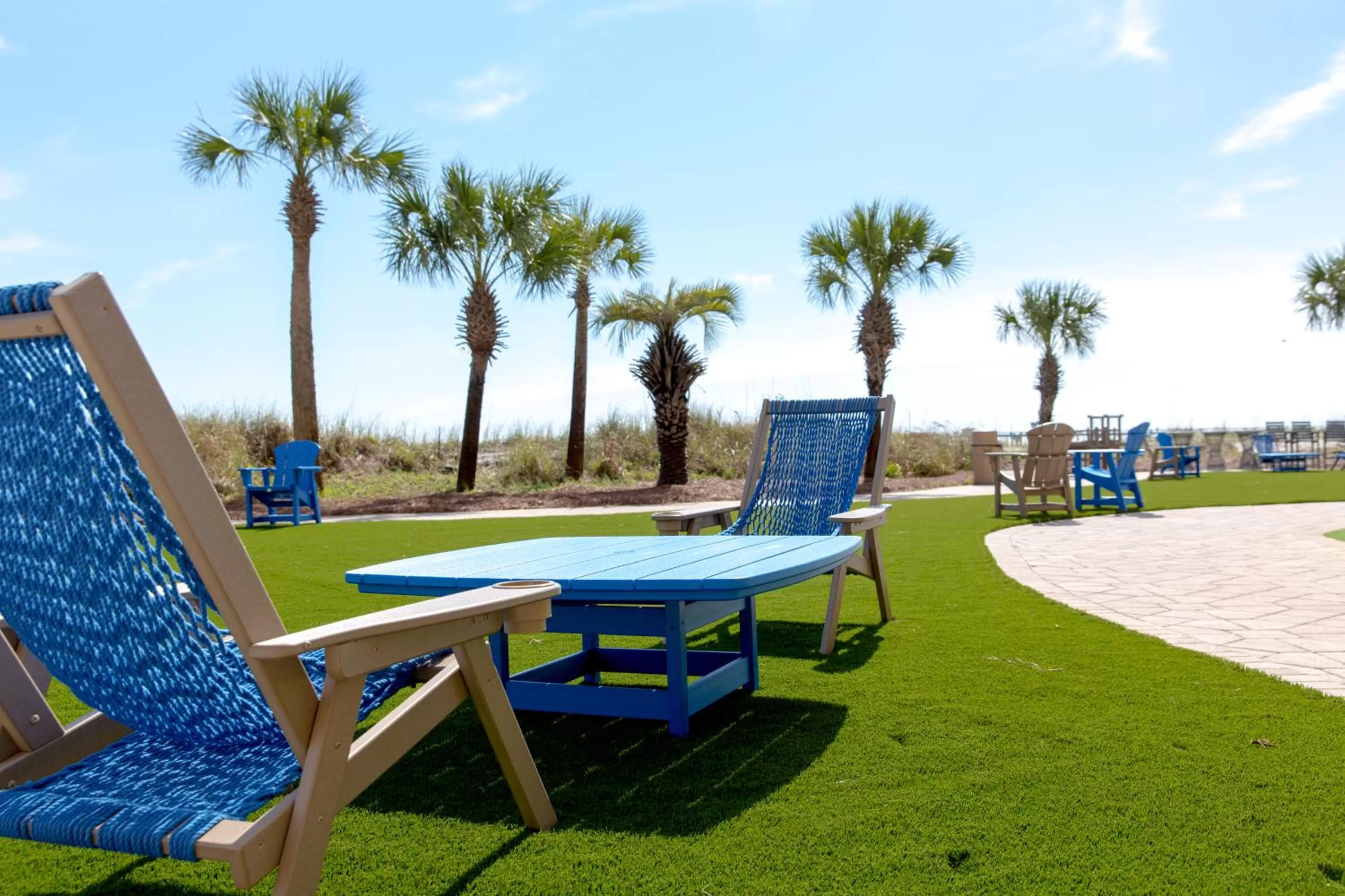 Patio in The Island Resort at Fort Walton Beach