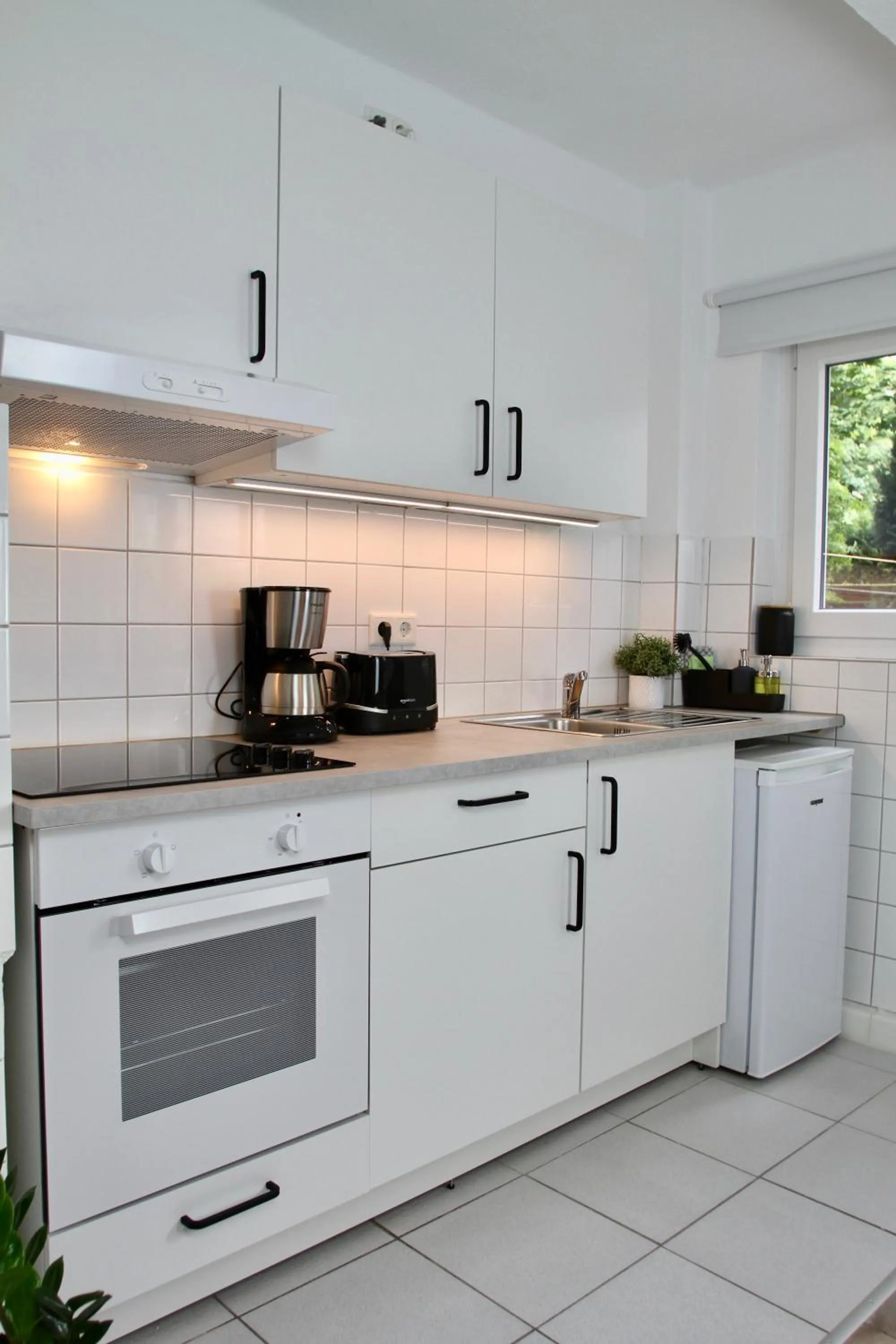 Kitchen or kitchenette in Apartmenthaus in der Metzstraße