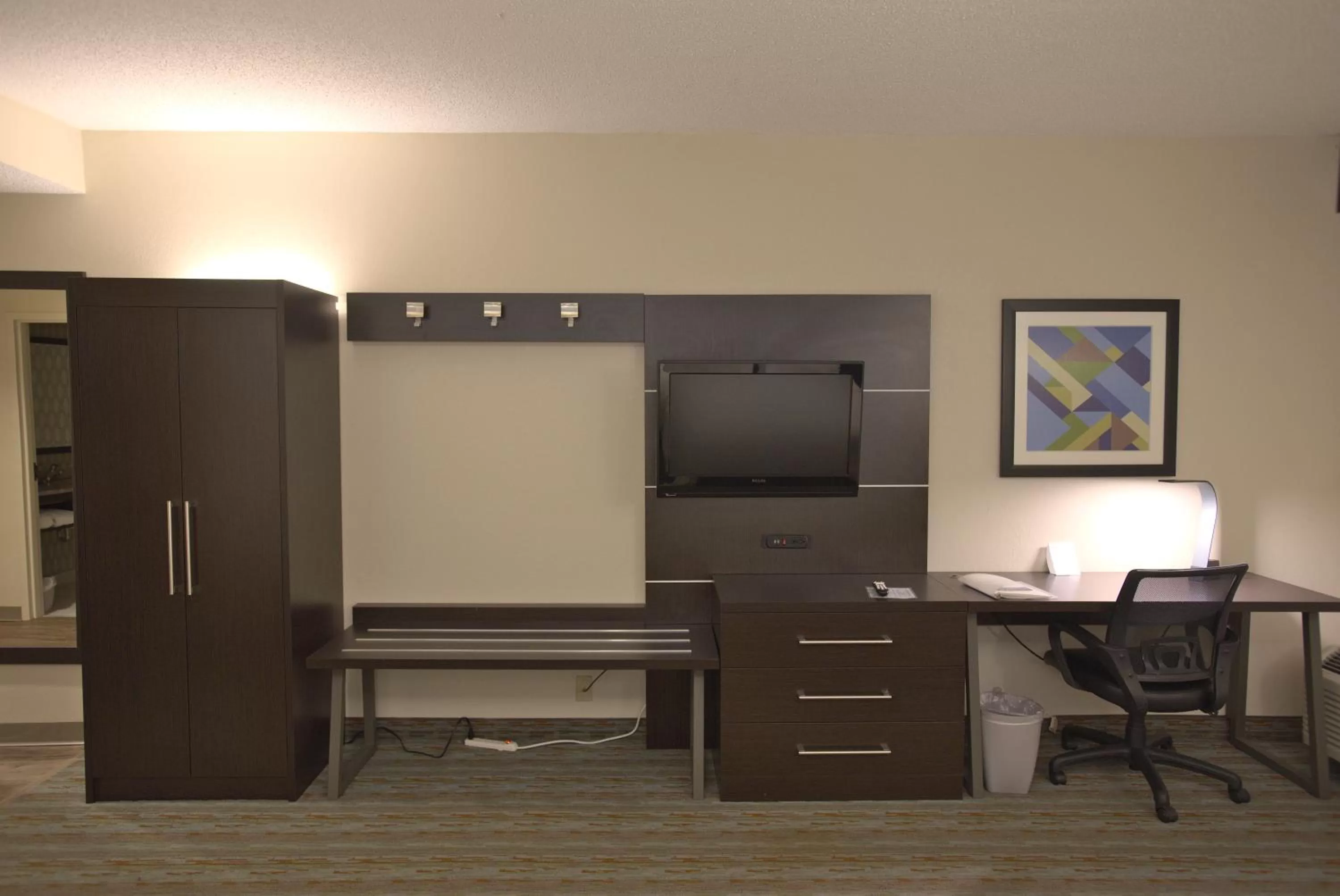 TV and multimedia in Holiday Inn Express Anderson I-85 - Exit 27- Highway 81 by IHG