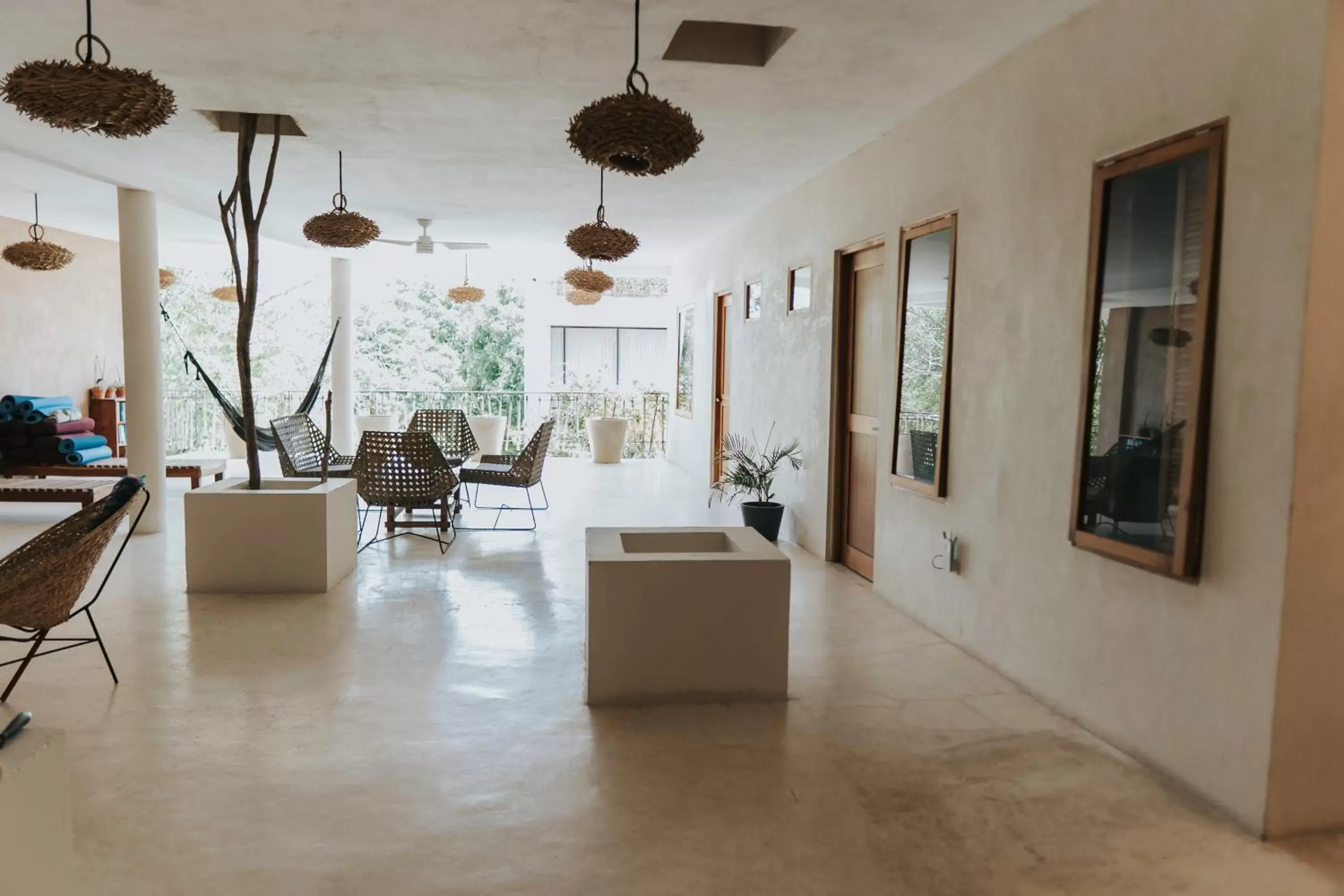 Seating area, Fitness Center/Facilities in Koos Hotel Tulum