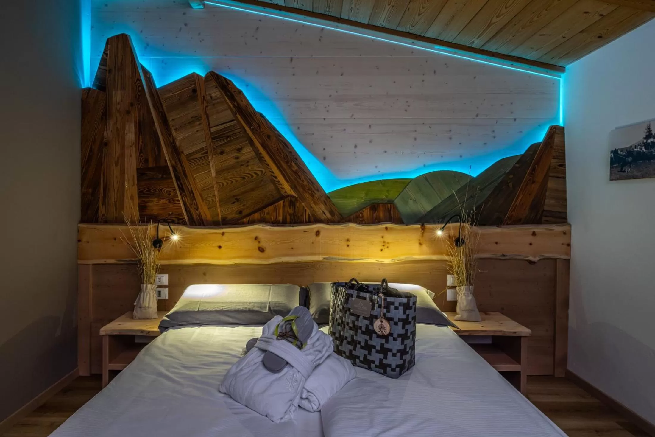 Bed in Miraval Hotel