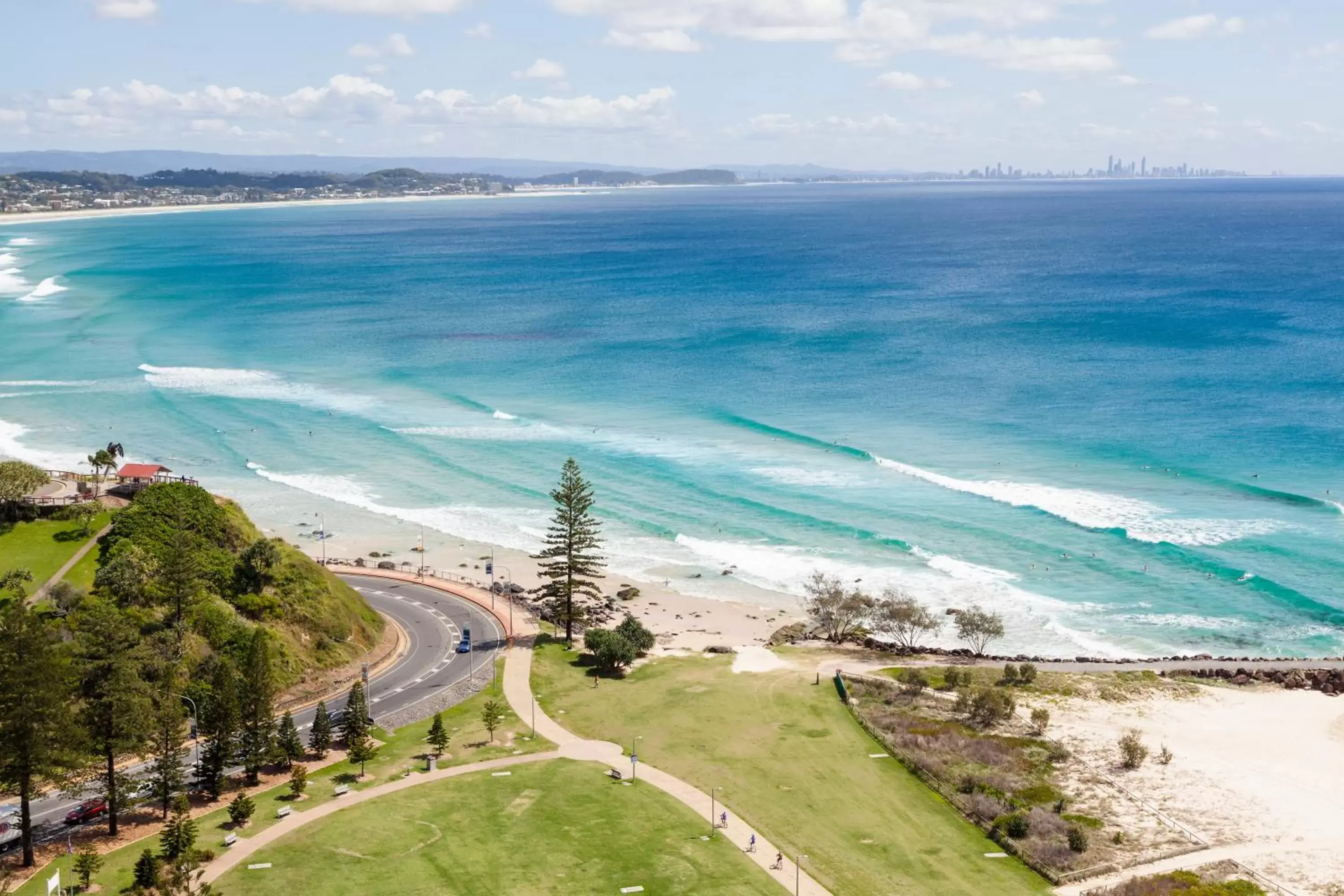 Beach, Bird's-eye View in Points North Apartments