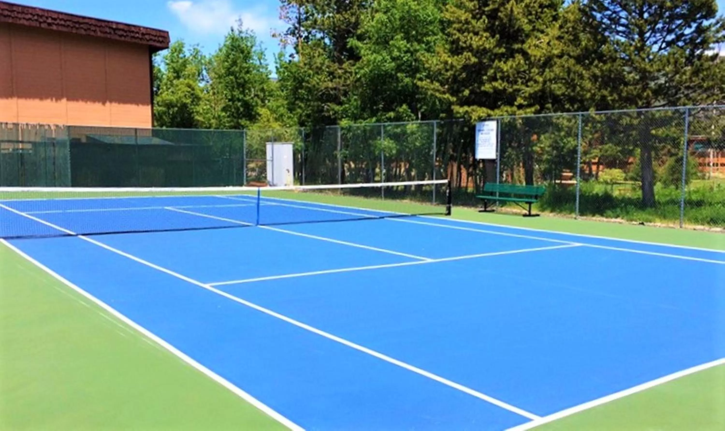 Tennis court in The Tahoe Beach & Ski Club Owners Association