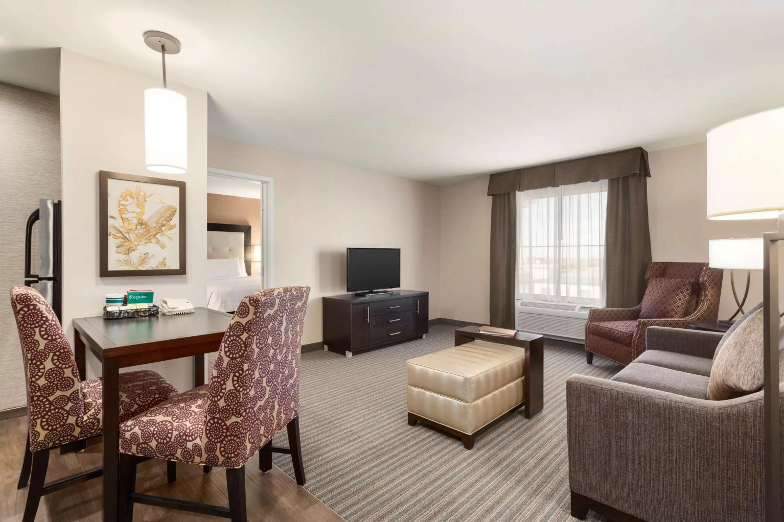 Living room in Homewood Suites by Hilton Fargo
