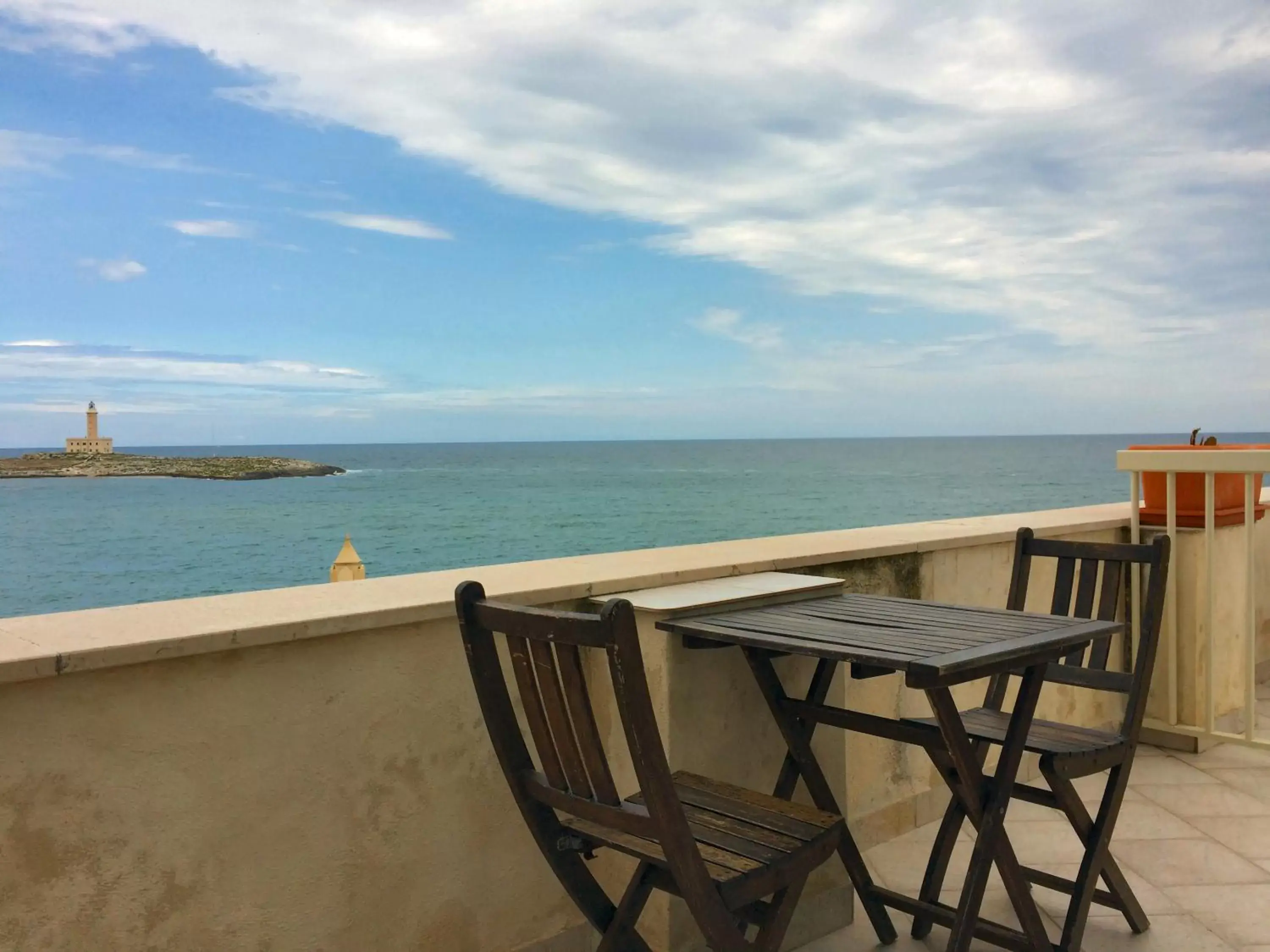 Balcony/Terrace, Sea View in Rocca Sul Mare Hotel