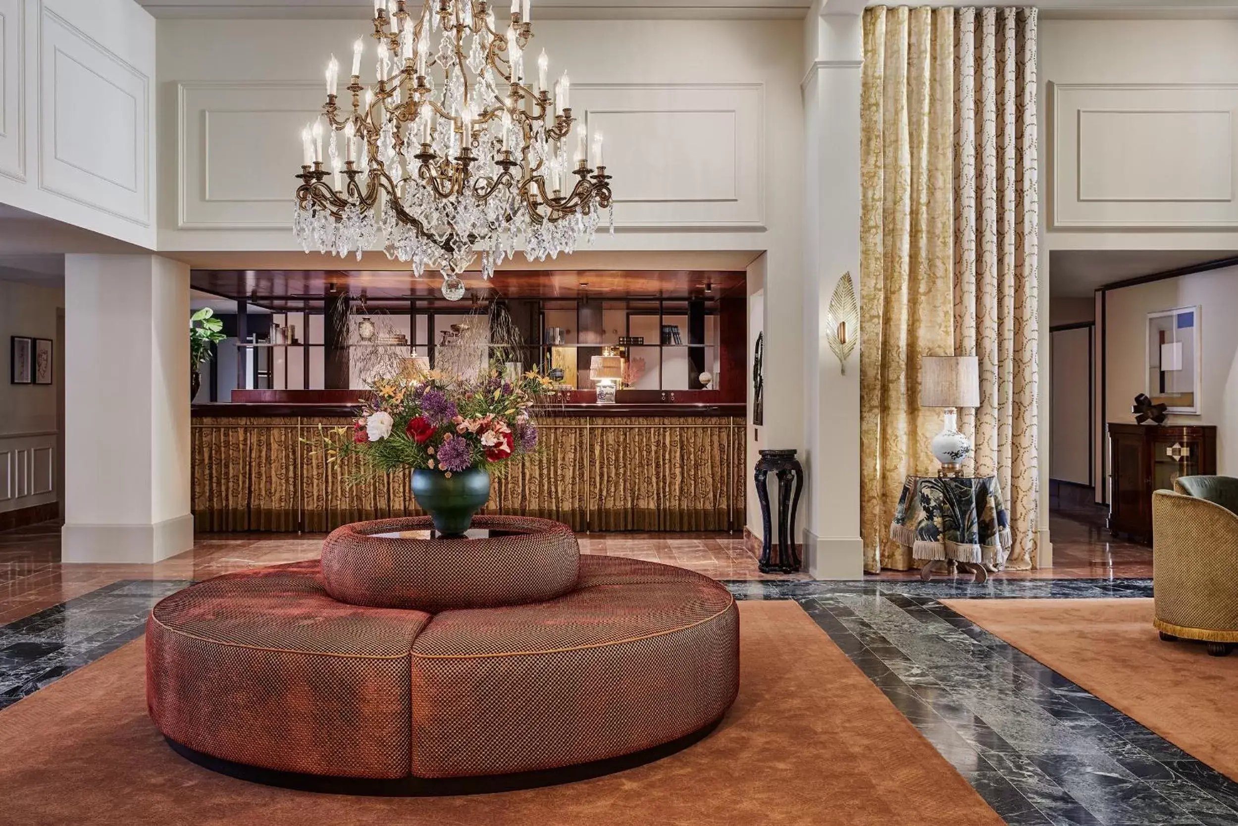 Lobby or reception in De L’Europe Amsterdam – The Leading Hotels of the World Lobby or reception in De L’Europe Amsterdam – The Leading Hotels of the World