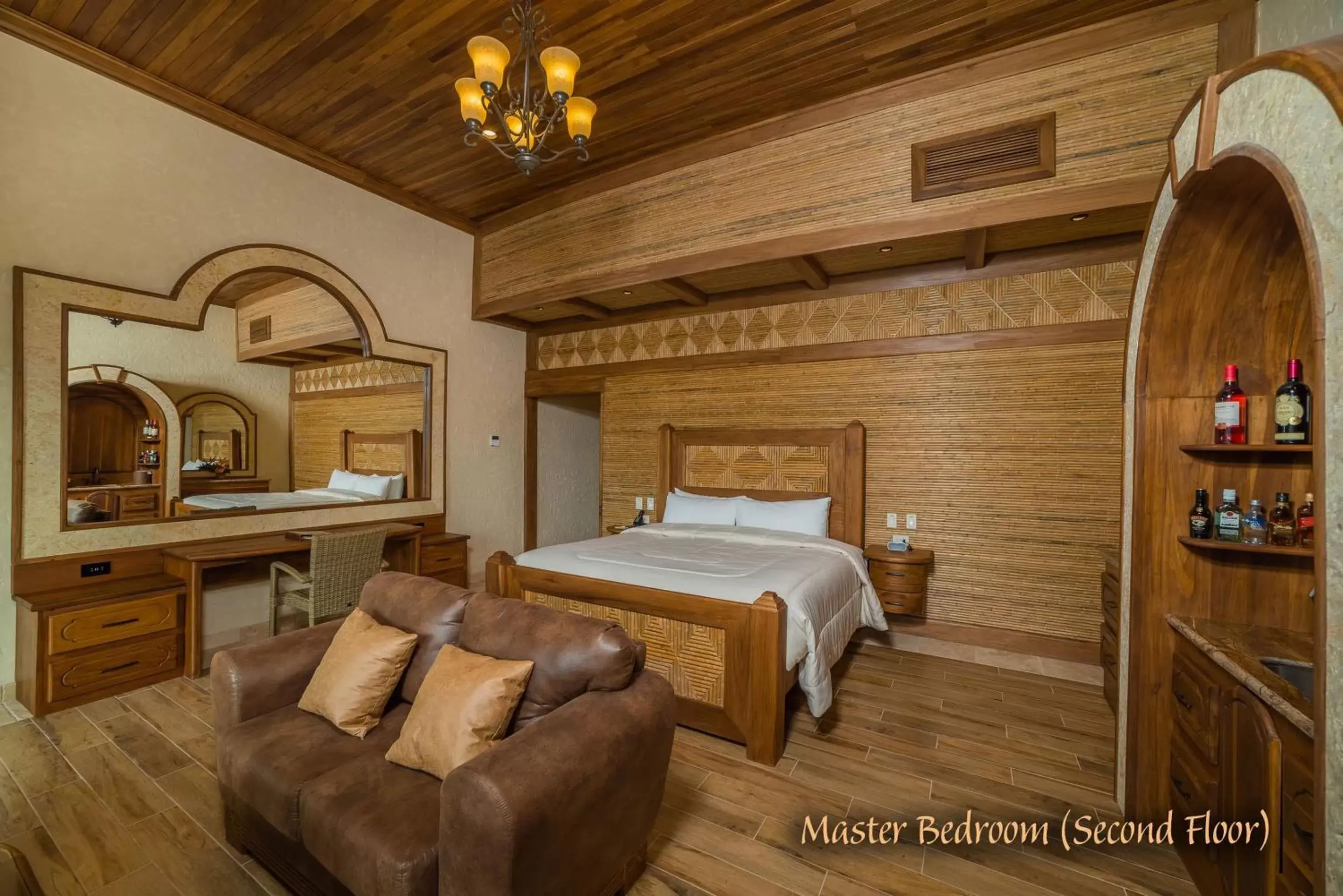 Seating area, Bed in The Springs Resort & Spa at Arenal