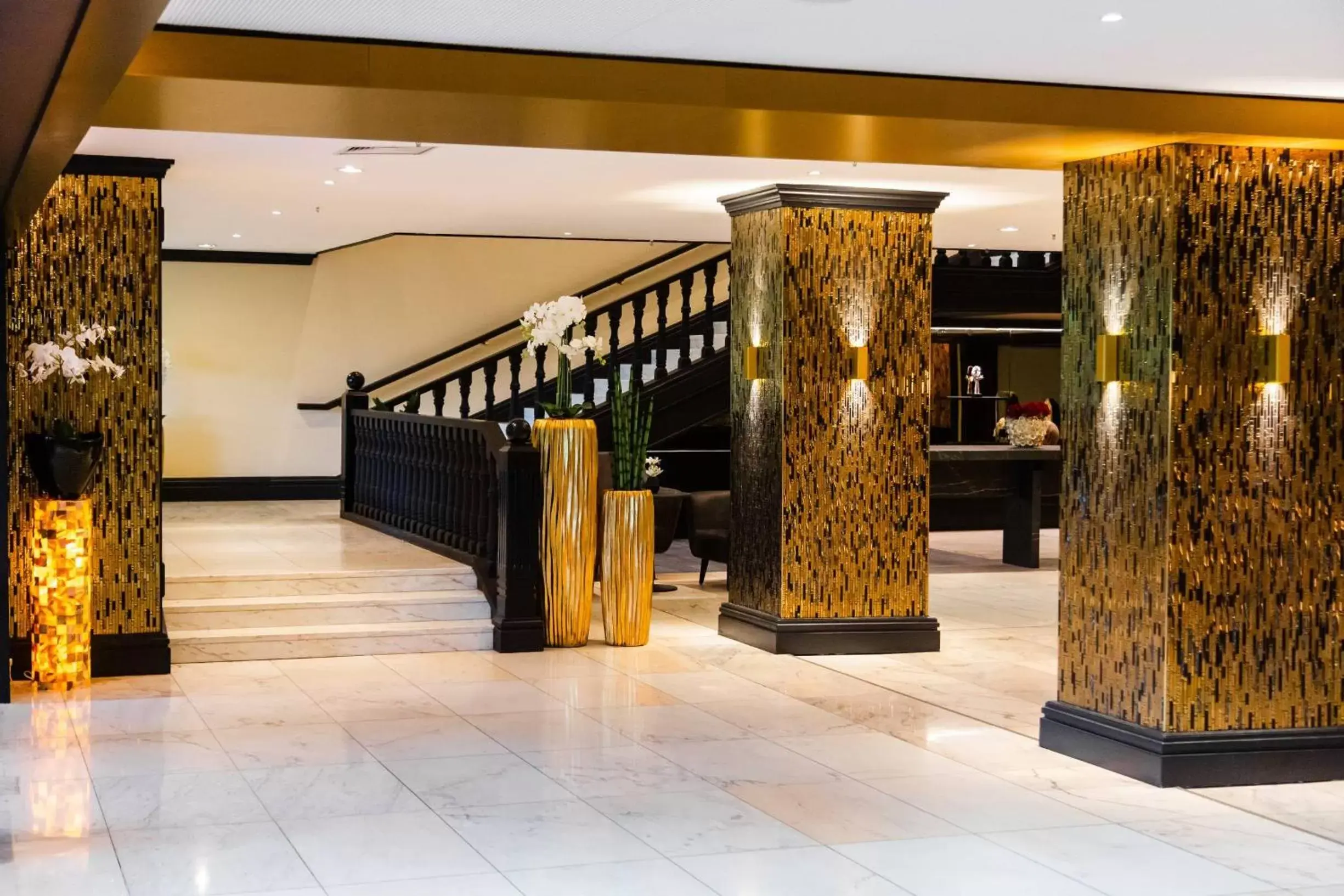 Lobby or reception in PLAZA Premium Timmendorfer Strand