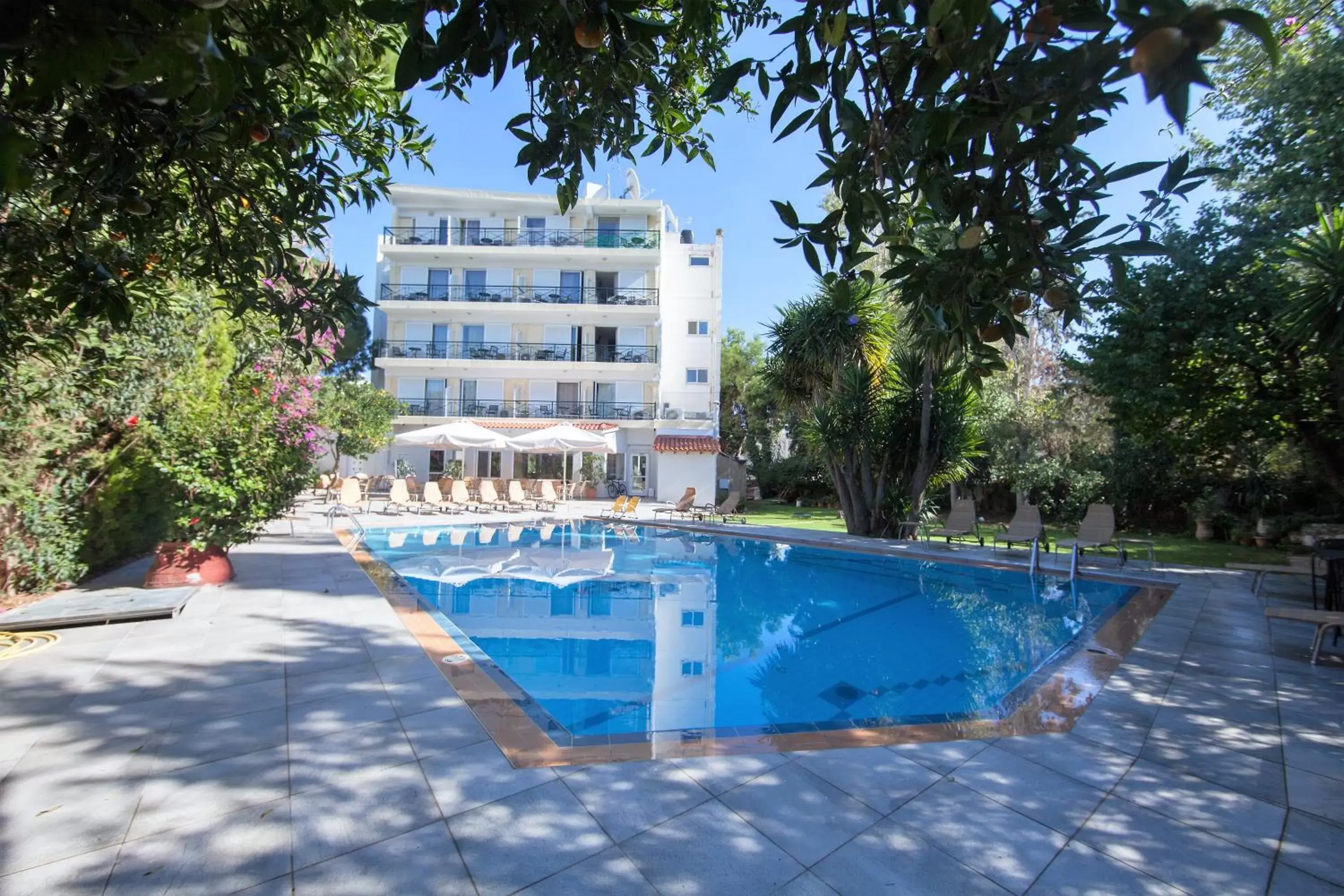 Property building, Swimming Pool in Thomas Beach Hotel