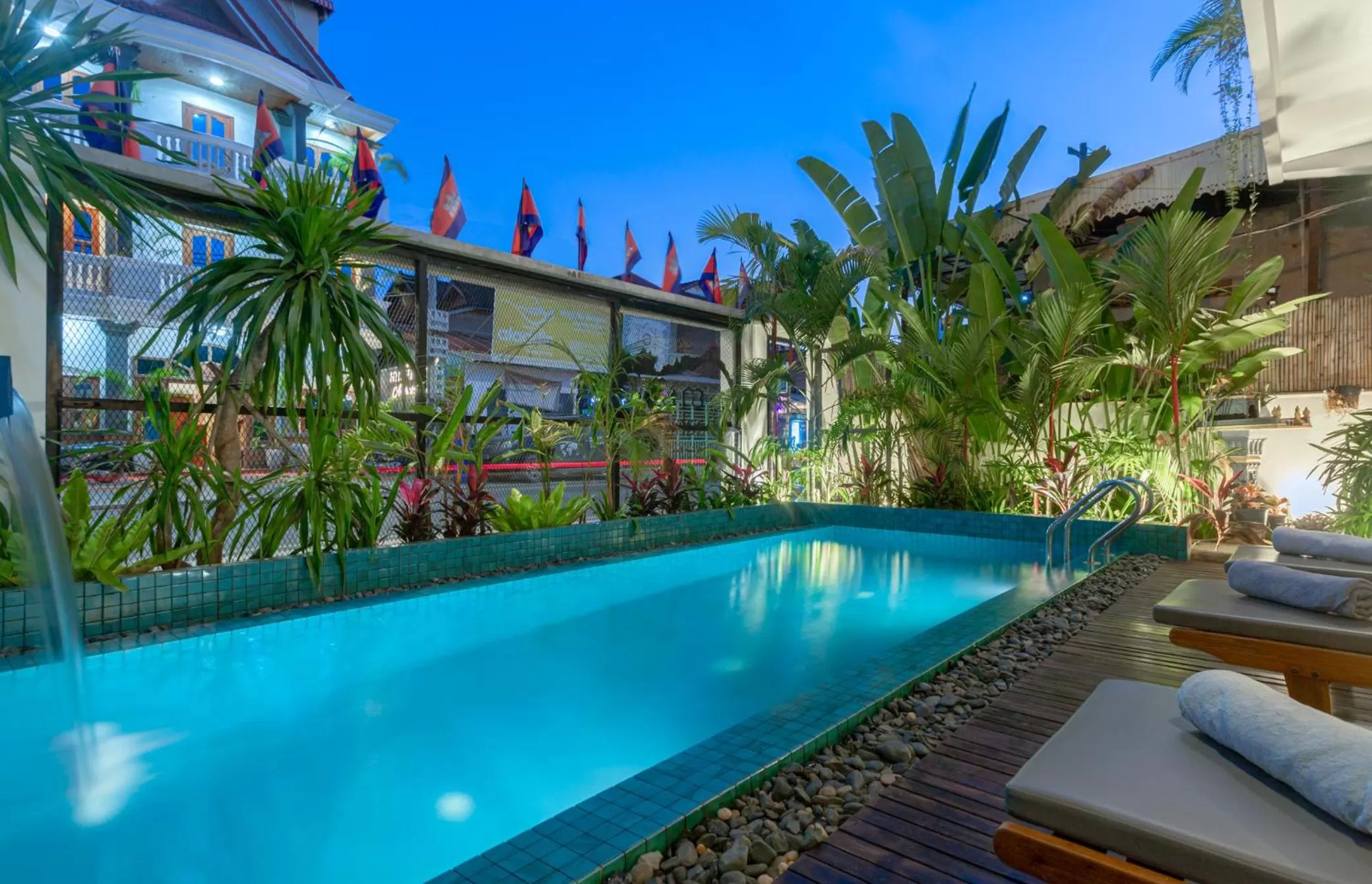 Swimming pool in Baahu Villa