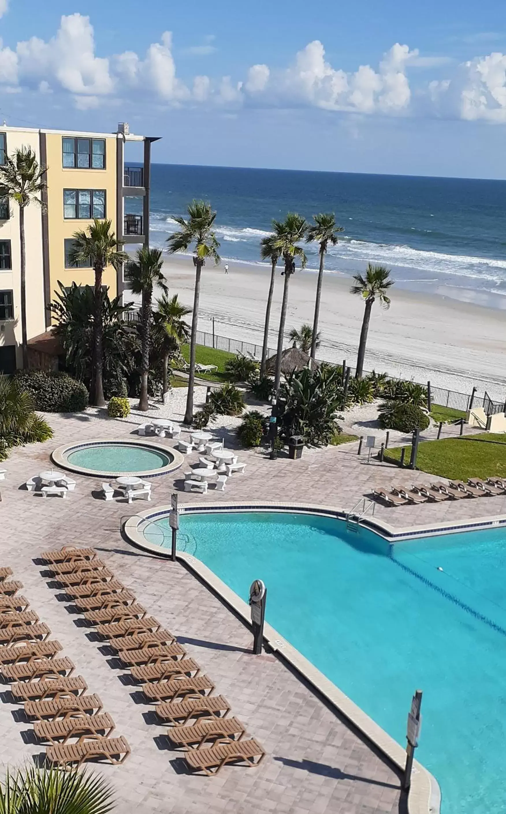 Pool View in Daytona Beach Hawaiian Inn