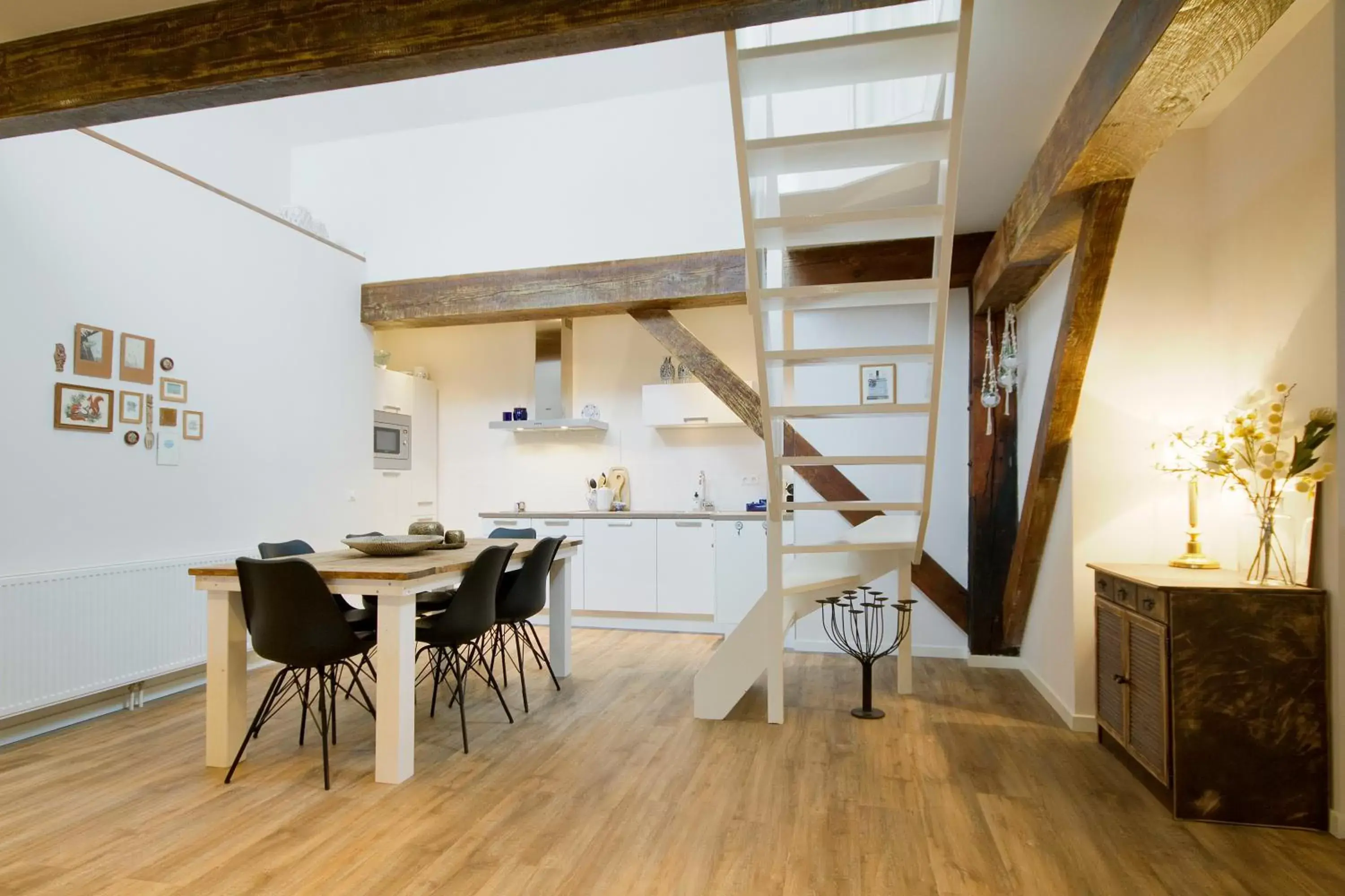 Kitchen or kitchenette, Dining Area in "Karel de Grote" Bergen